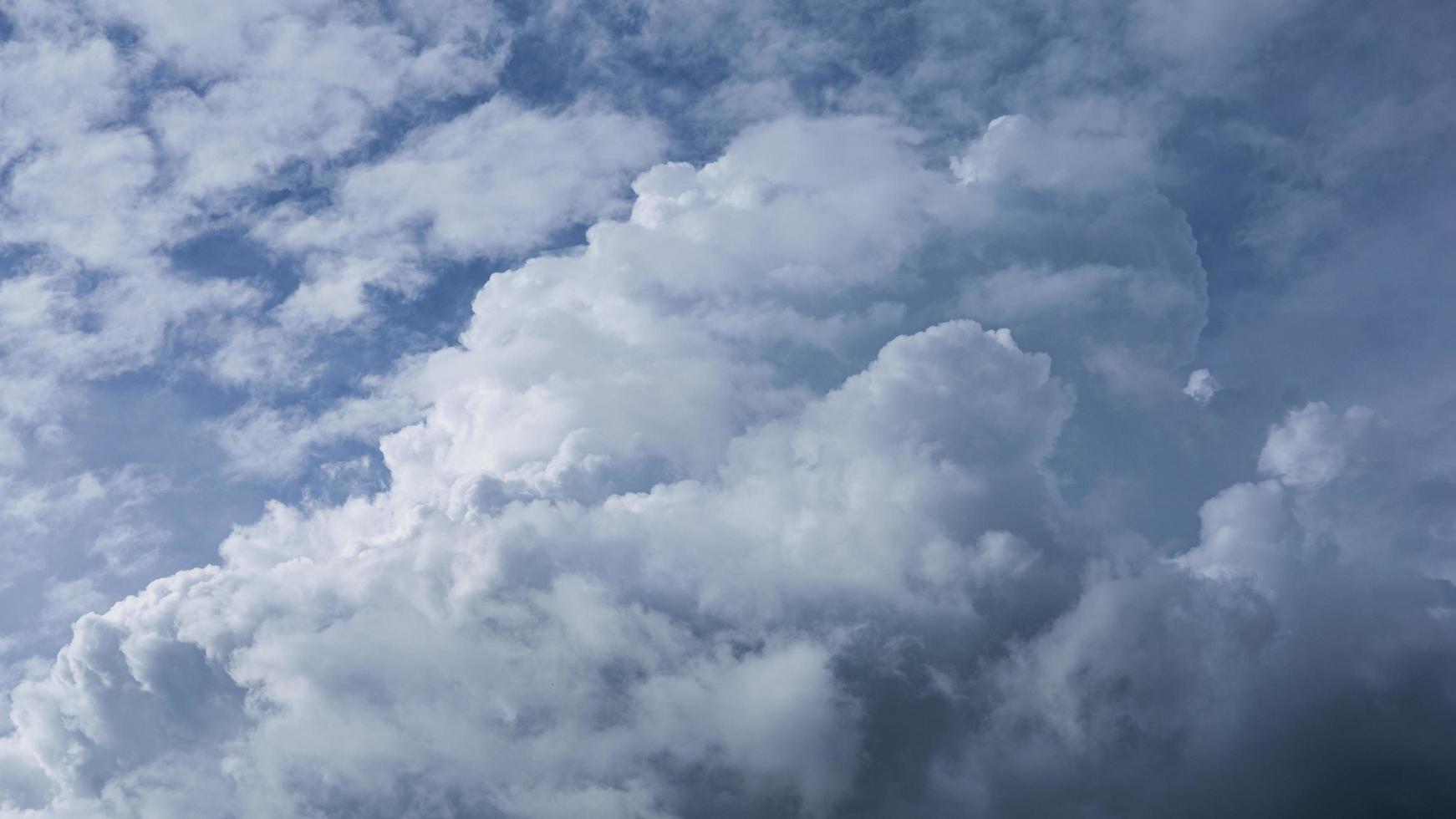 Dramatic sky with stormy clouds photo