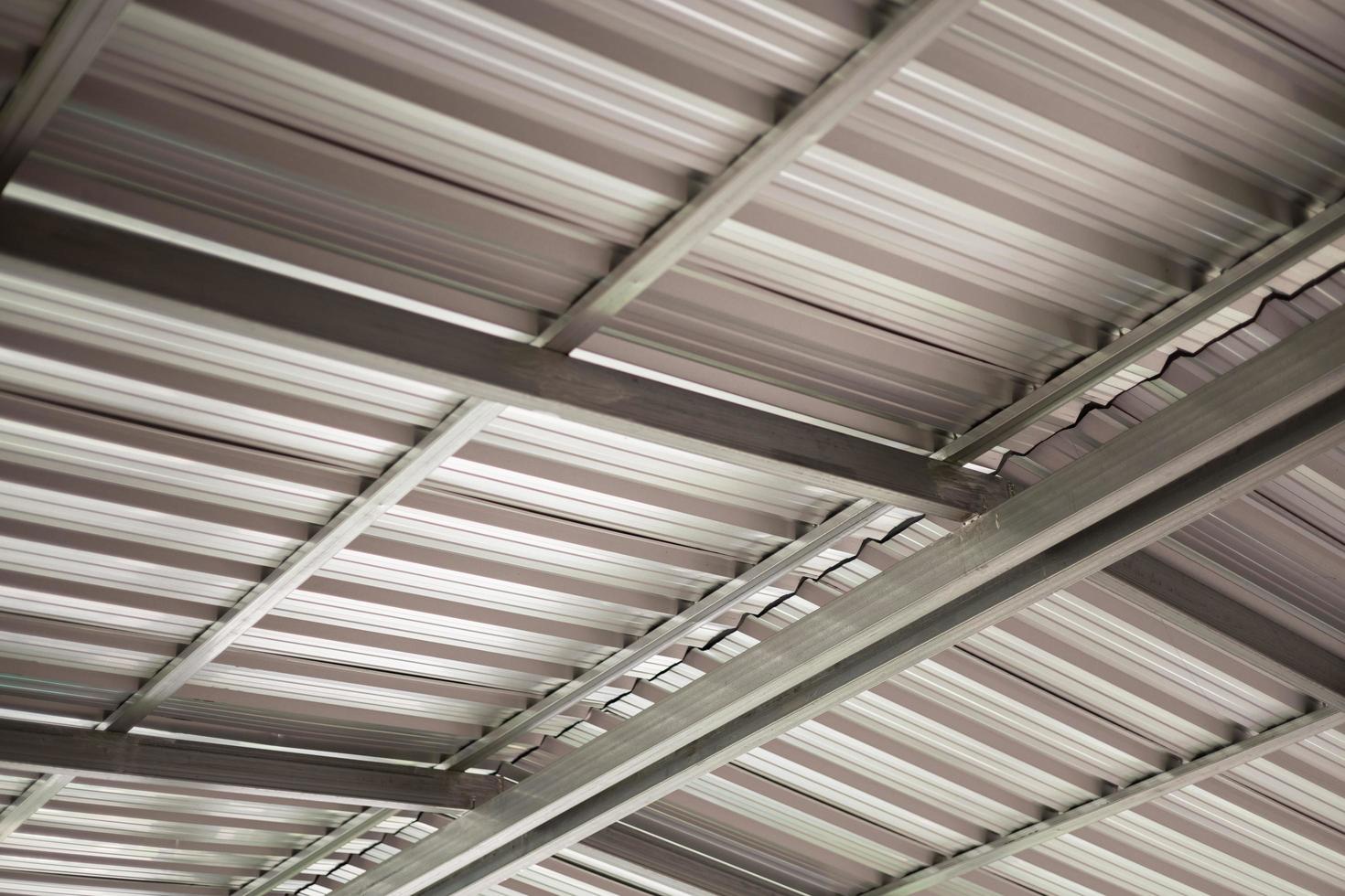 Aluminium Metal sheet roof industrial building roof photo