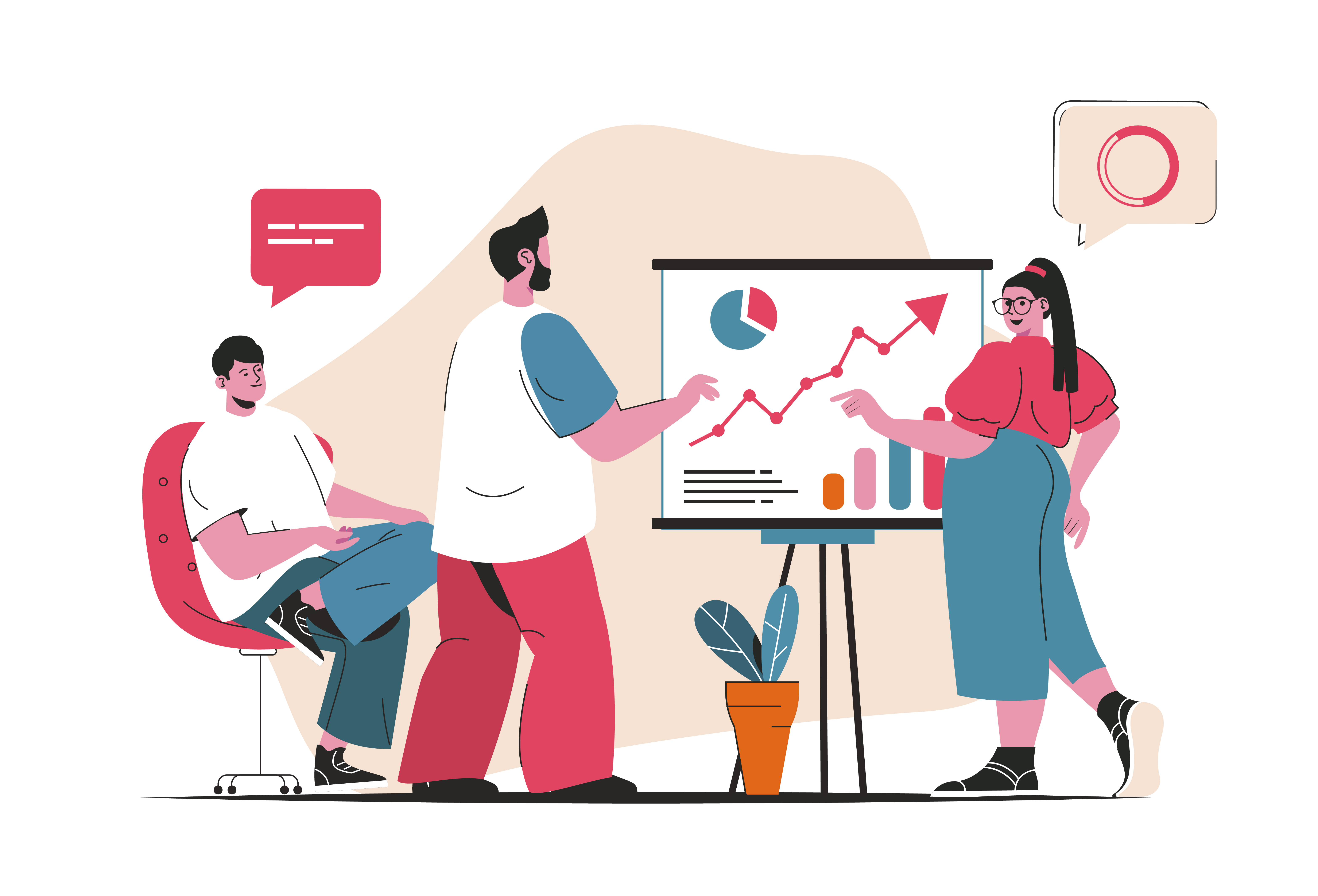 Business meeting concept isolated. Presentation of report and discussion of strategy. People scene in flat cartoon design. Vector illustration for blogging, website, mobile app, promotional materials. 3512532 Vector Art at Vecteezy Business meeting concept isolated. Presentation of report and discussion of strategy. People scene in flat cartoon design. Vector illustration for blogging, website, mobile app, promotional materials. 3512532 Vector Art at Vecteezy