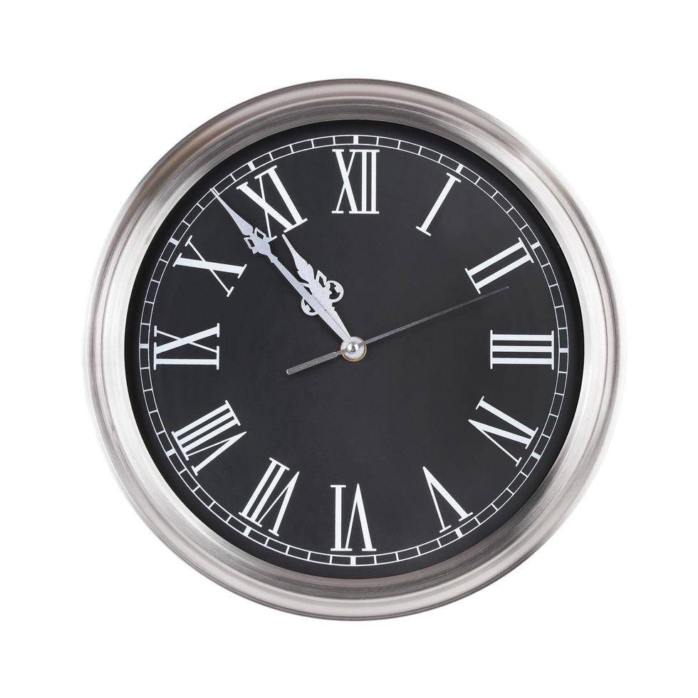 Five minutes to eleven on the clock photo