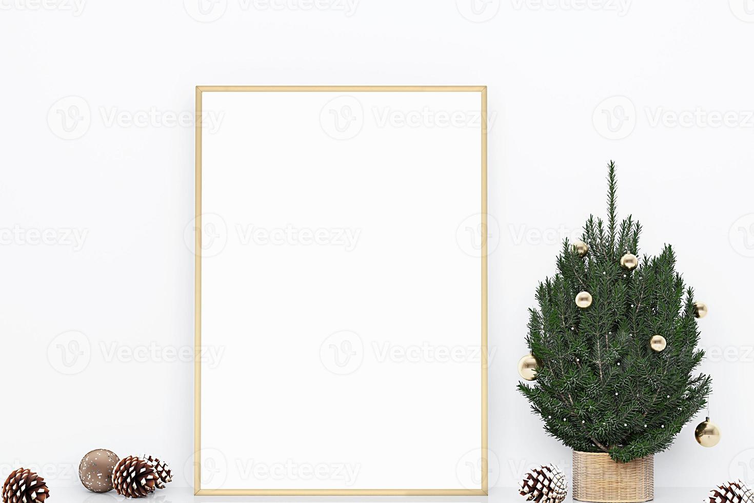 Christmas frame mockup-301 photo