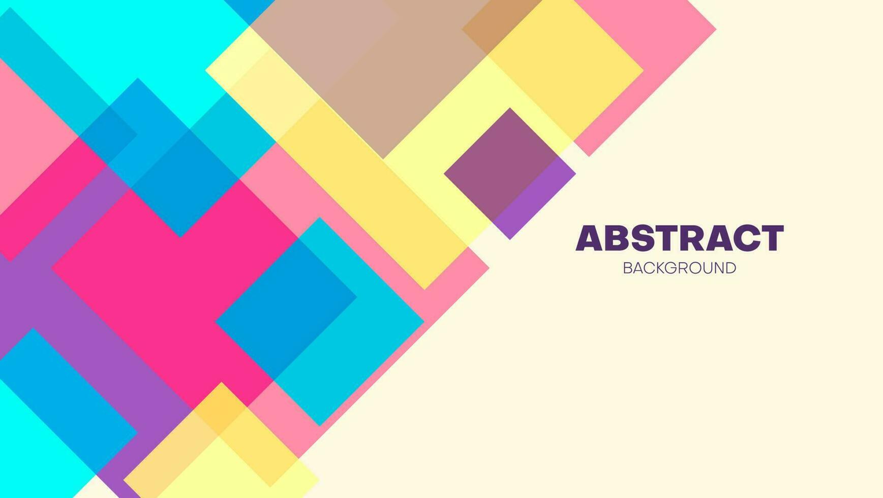 abstract square background in full color vector