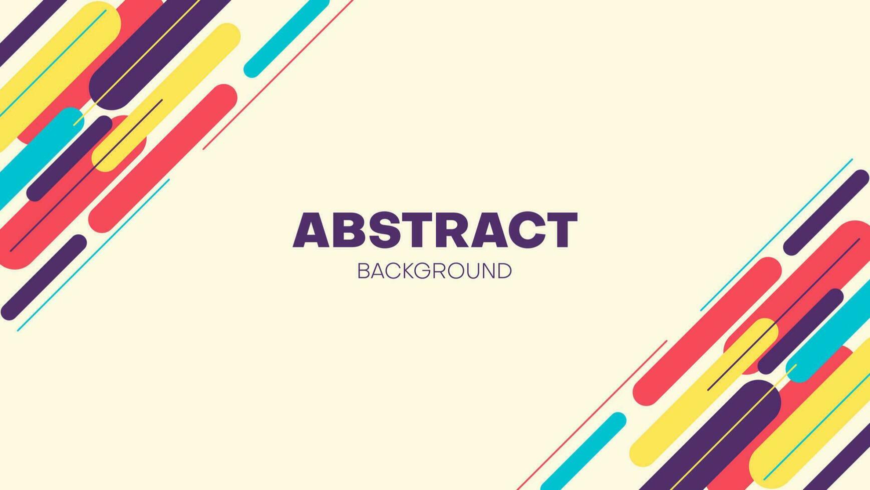 colorful rounded shape background vector