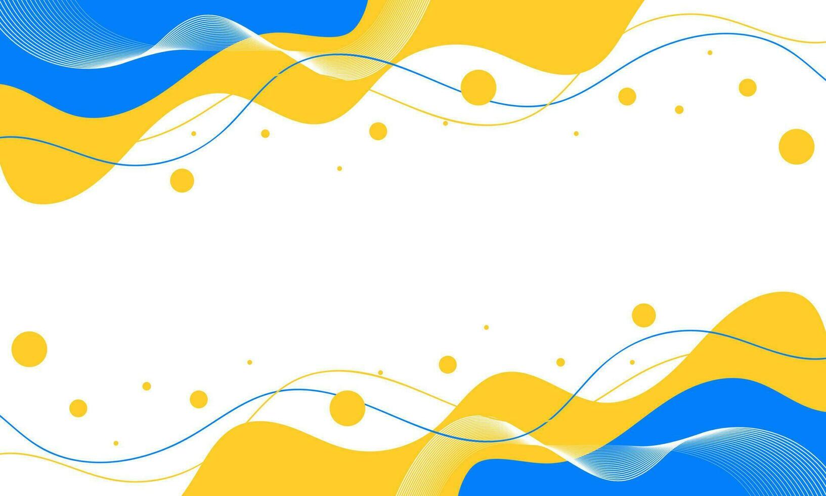 abstract blue and orange wave background vector