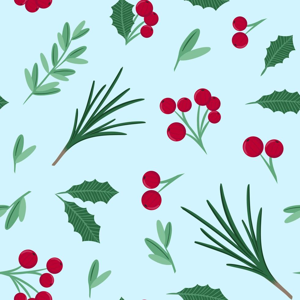 Christmas and New Year pattern for gift wrapping paper wallpaper and fabric vector