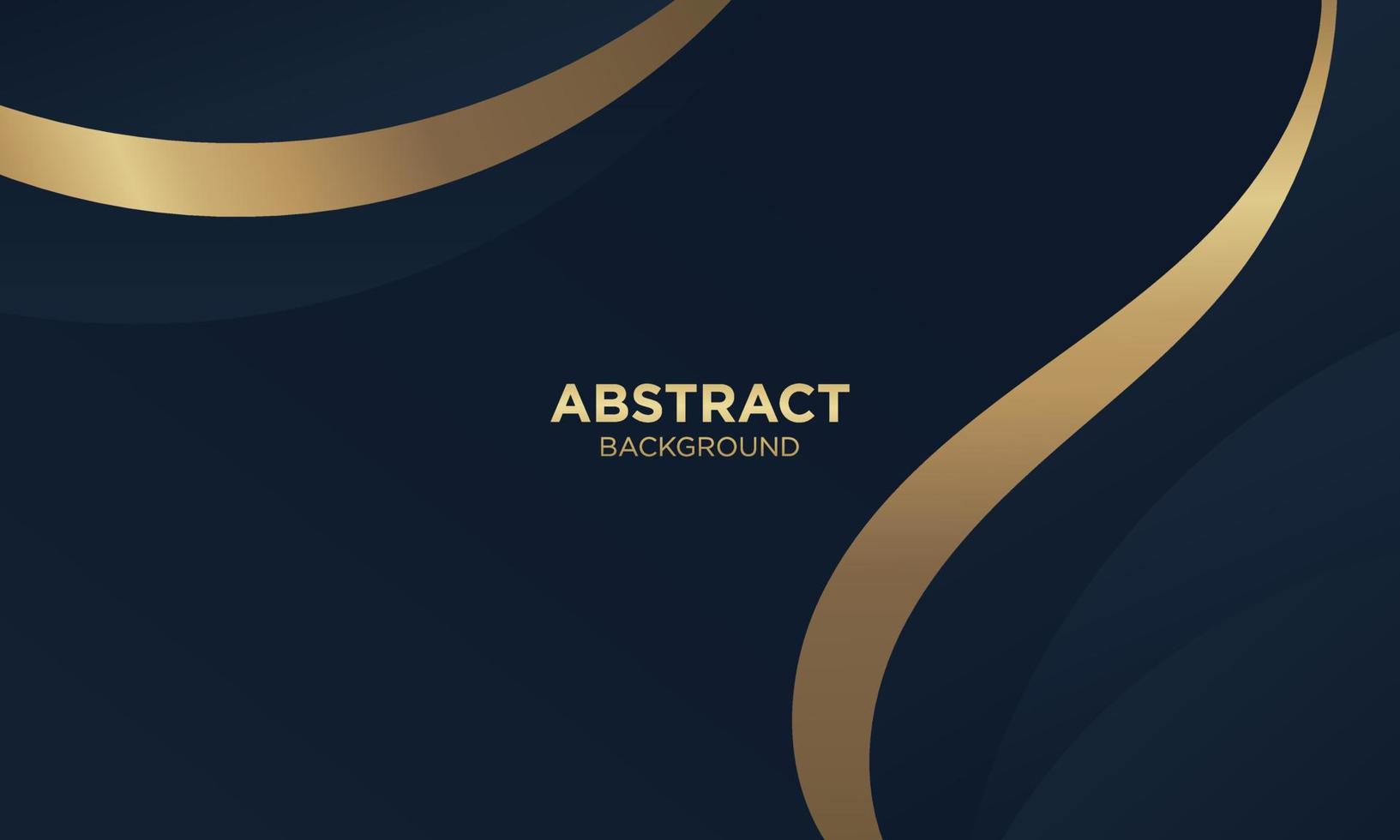 Abstract Blue Luxury Wave Background vector