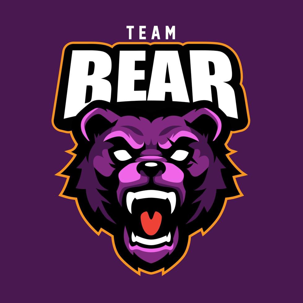 Bear Gaming Esport team Logo vector