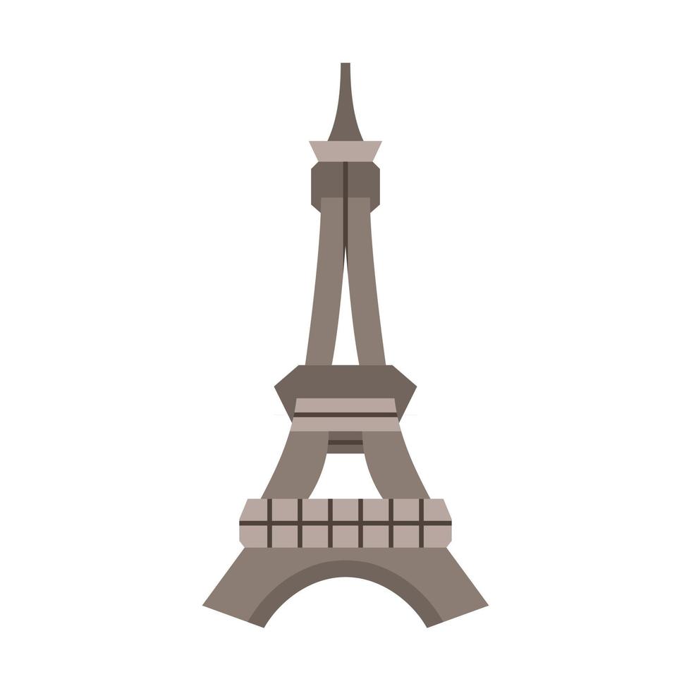 diseño de ilustración de vector de hito de parís