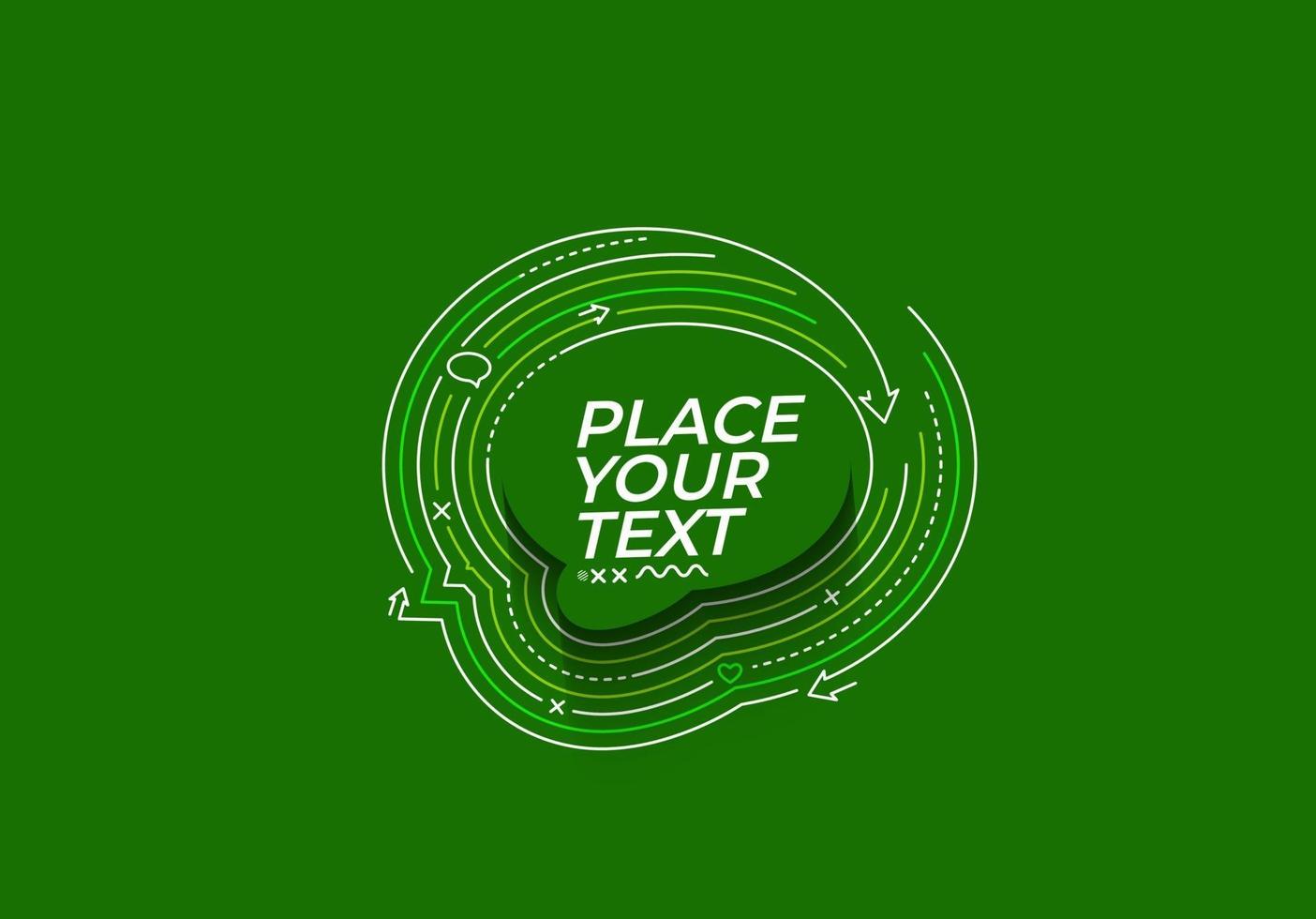 Speech bubble illustration Glossy Vector Design Element.