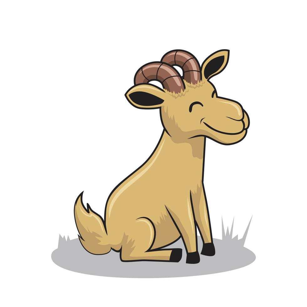 Goat Cartoon Illustrations vector