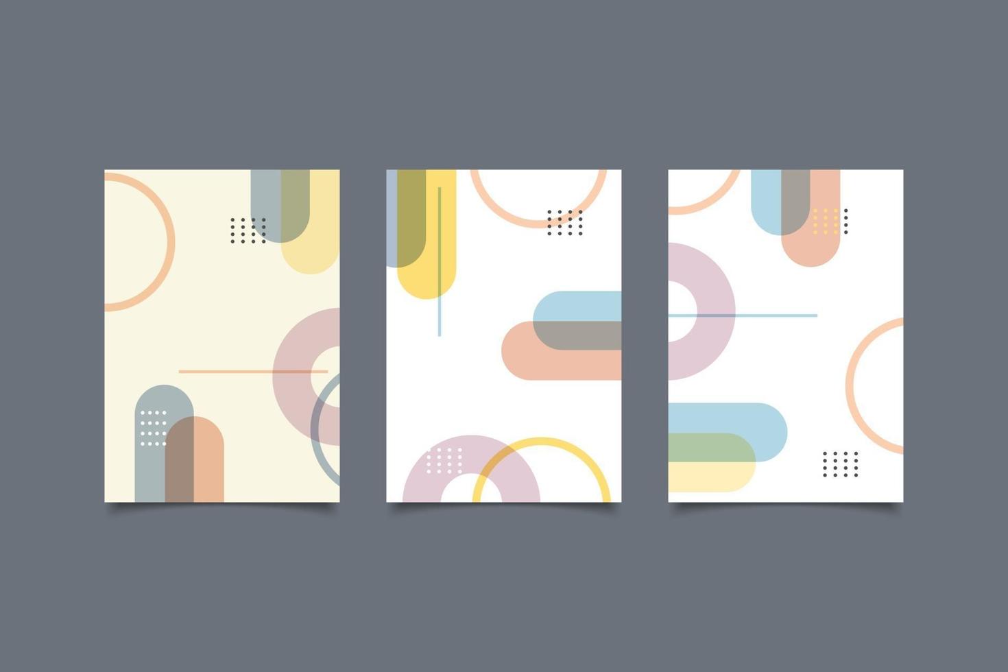 abstract wall art collection boho contemporary vector