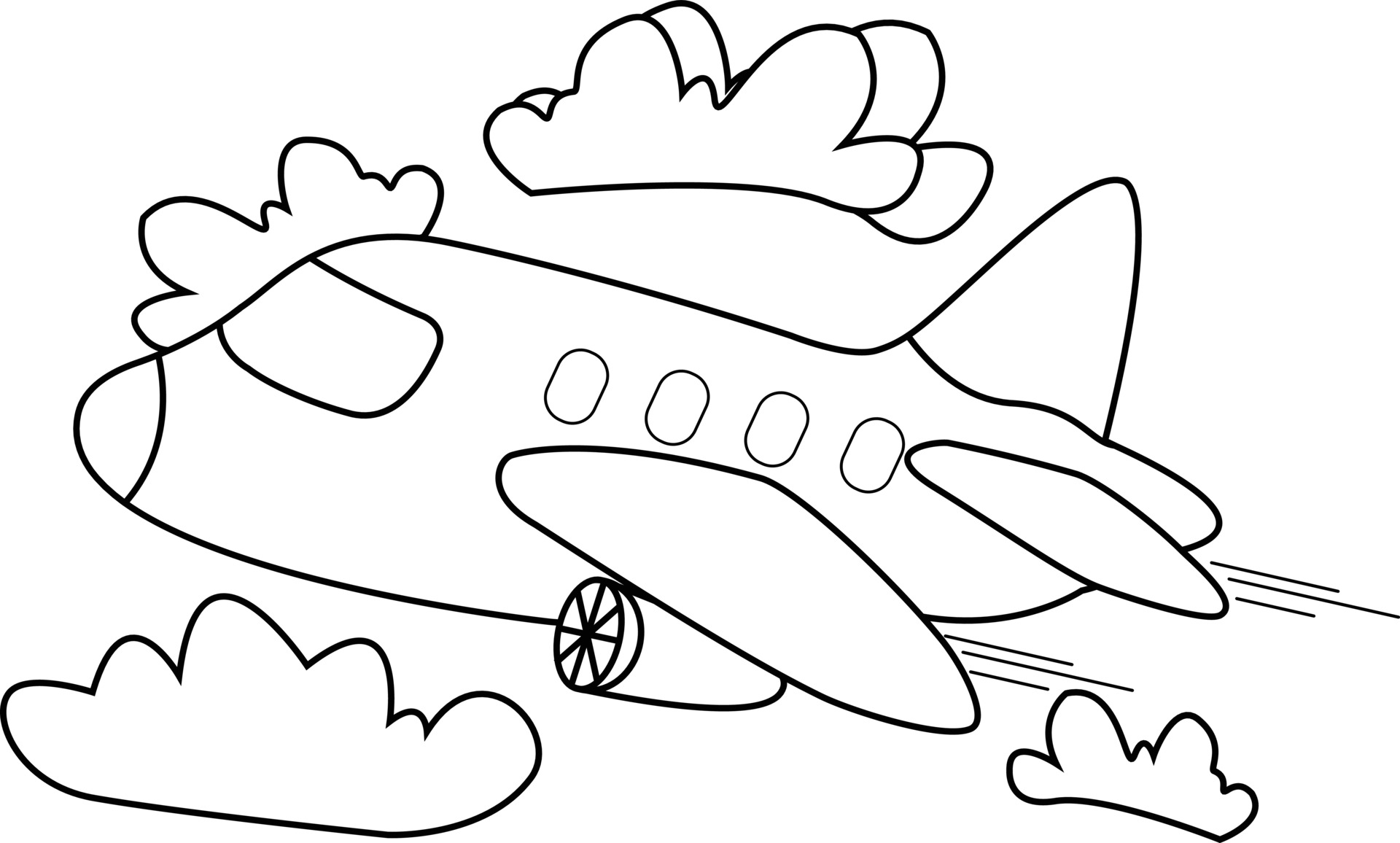 Aeroplane cartoon vector art illustration Stock Vector Image & Art - Alamy