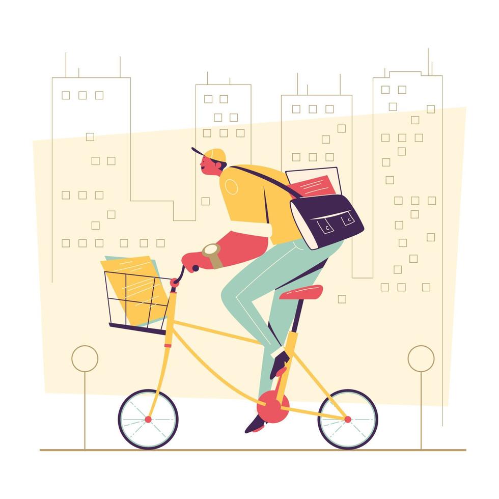 Man Going Back to Work vector