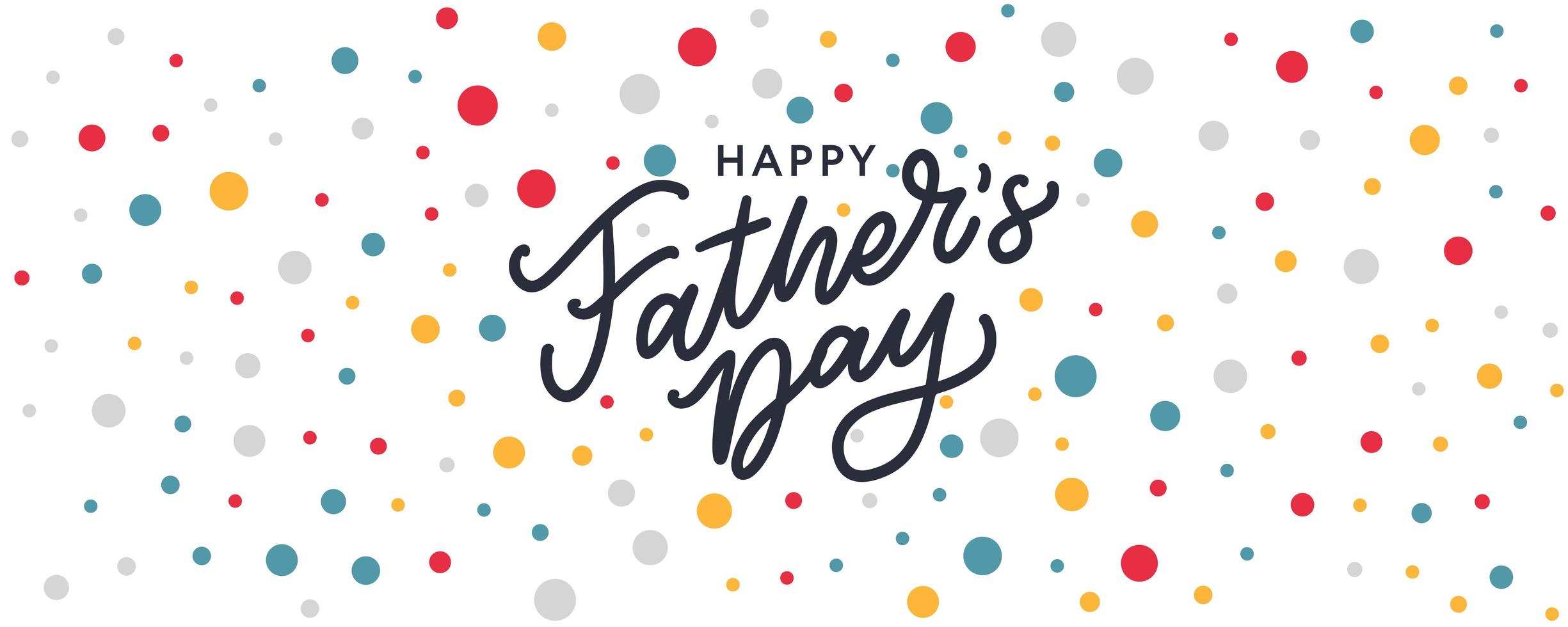 Happy father's day. Lettering. Banner Sale Brush text pattern vector