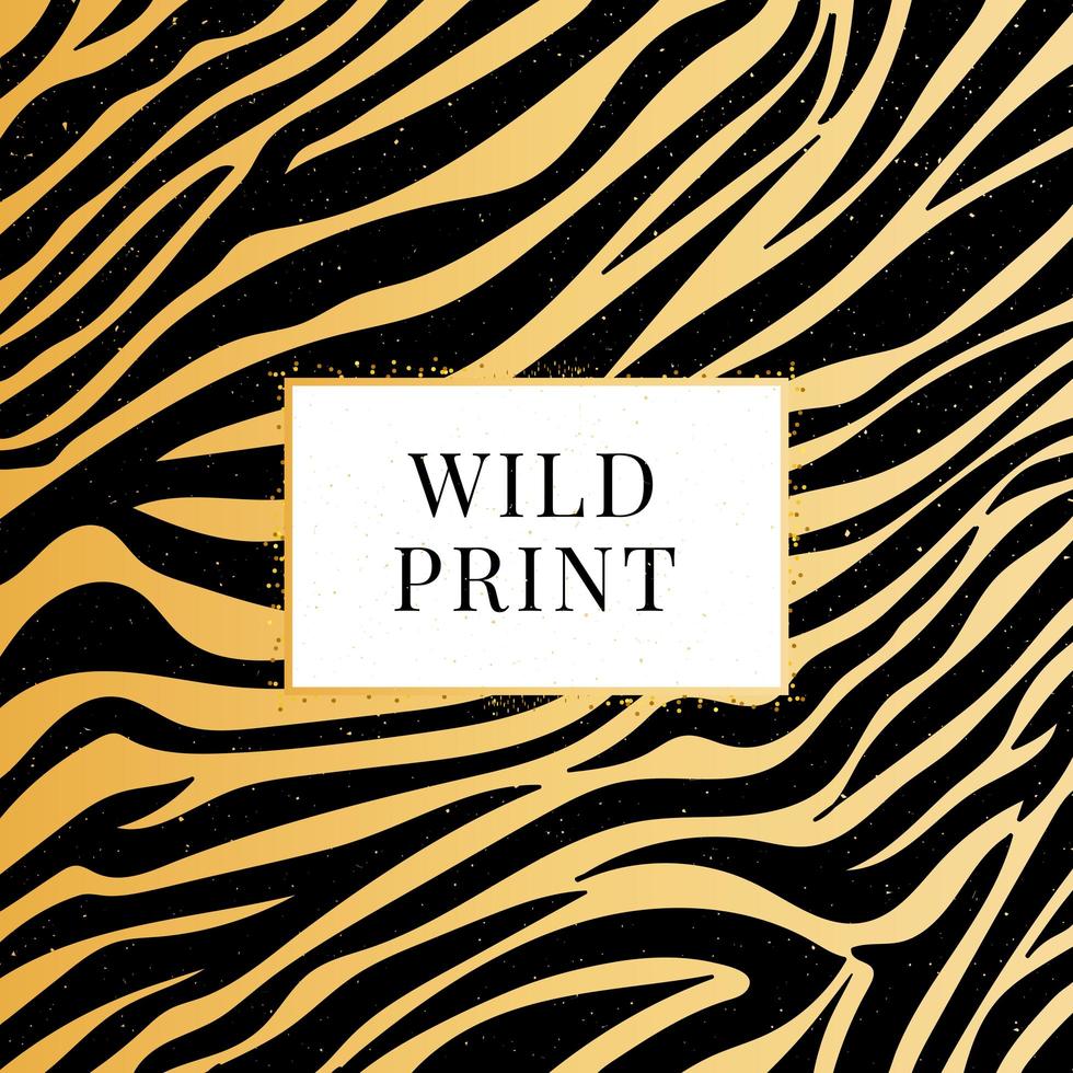 Vector illustration of seamless zebra pattern wild print