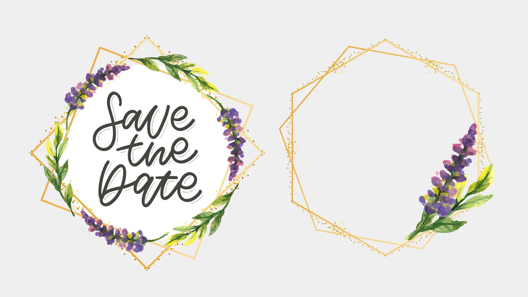 Lovely spring concept card. Awesome flowers and birds made in watercolor technique. Bright romantic card with summer flowers in vector. Charming Save the Date background vector