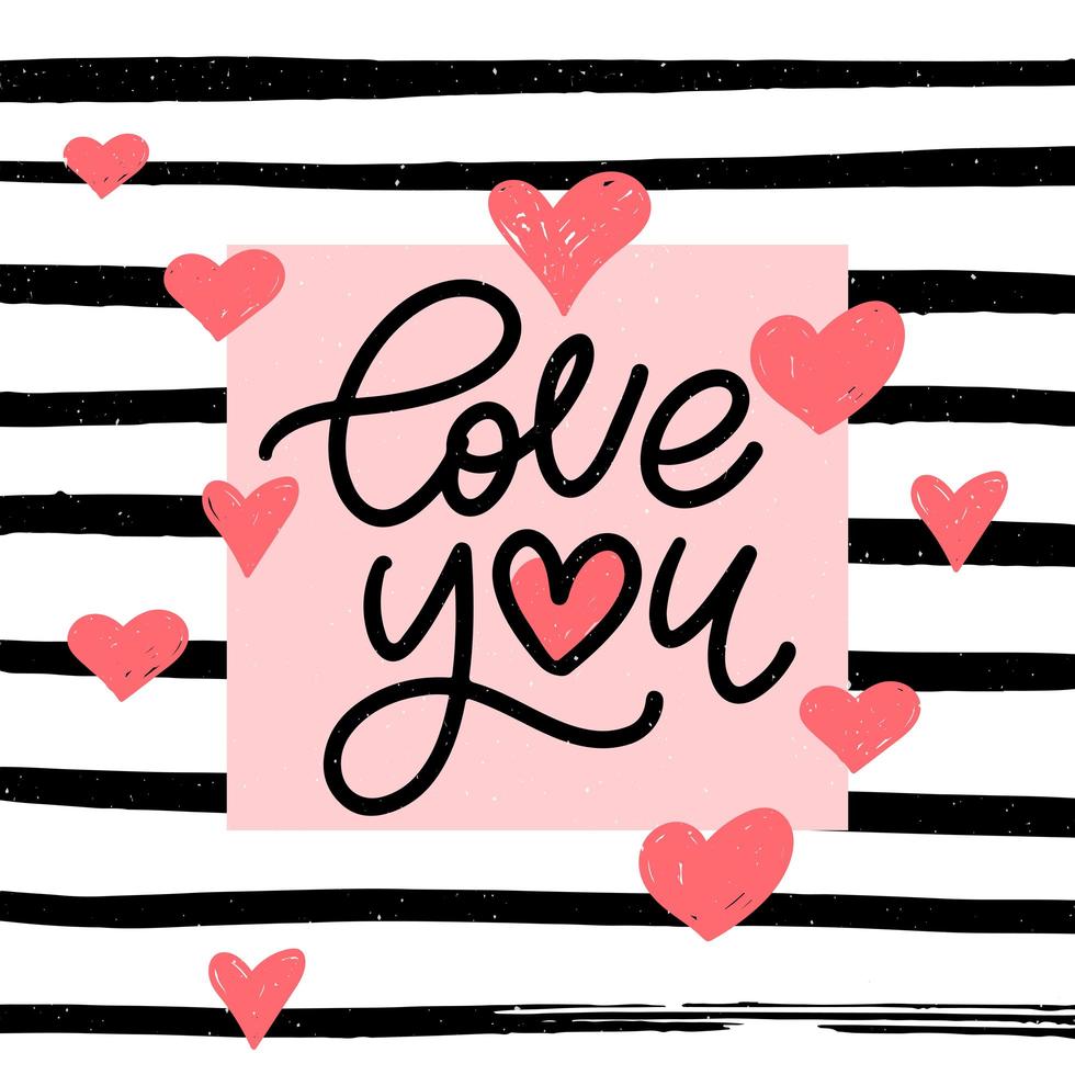 Lots of Hearts “I Heart You” Greeting Card Lots of Hearts “I Heart You” Greeting Card