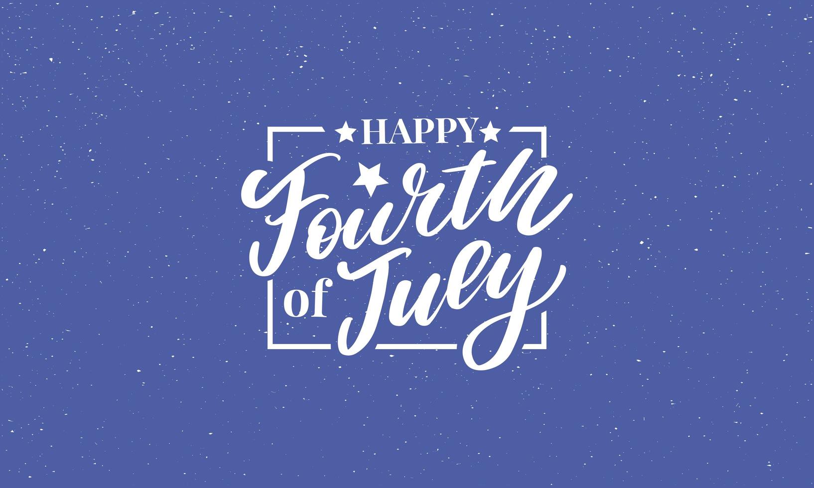 Fourth 4 of July stylish american independence day design Fourth of July vector