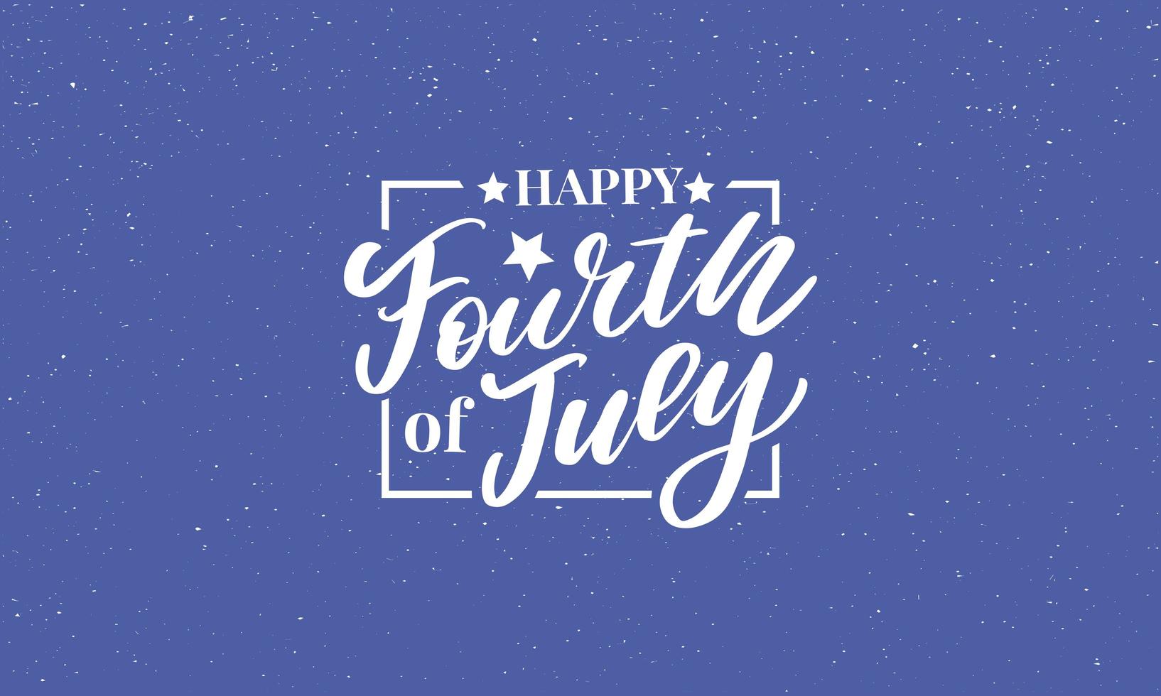 Fourth 4 of July stylish american independence day design Fourth of July vector