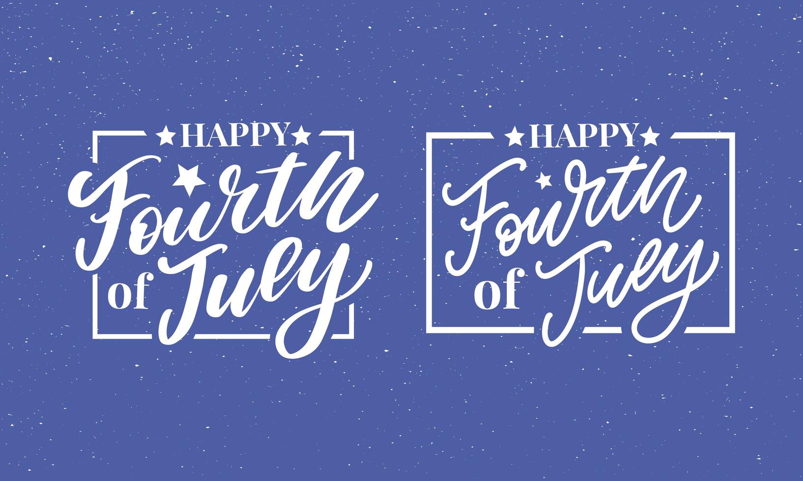 Fourth 4 of July stylish american independence day design Fourth of July vector