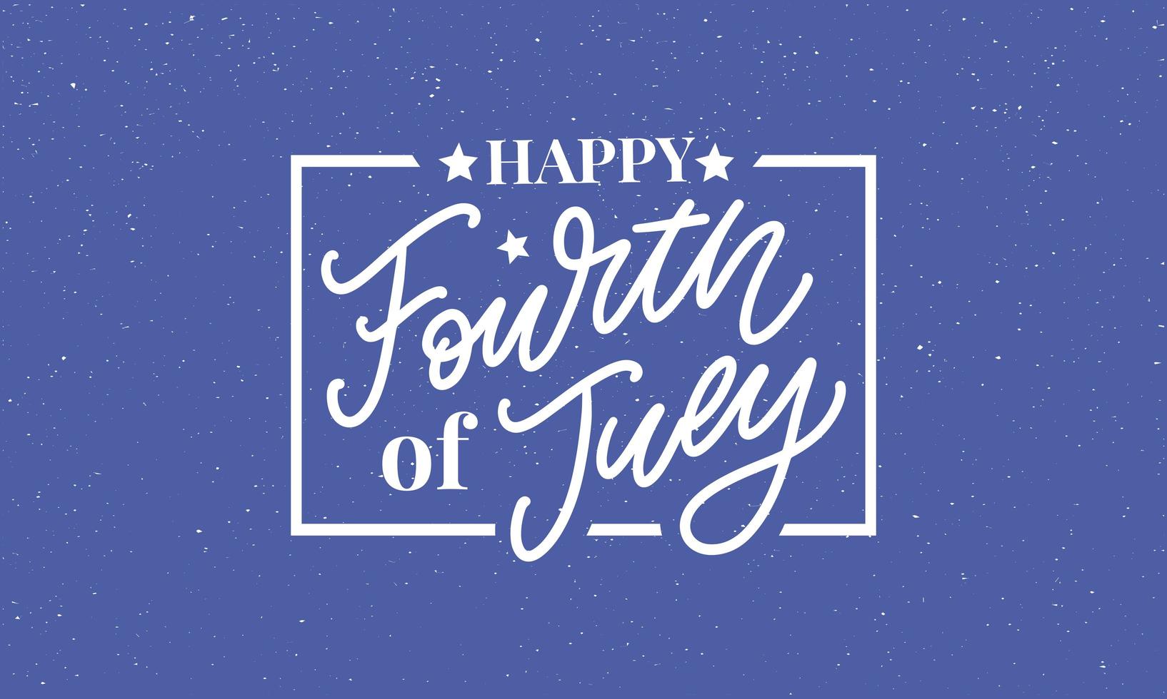 Fourth 4 of July stylish american independence day design Fourth of July vector