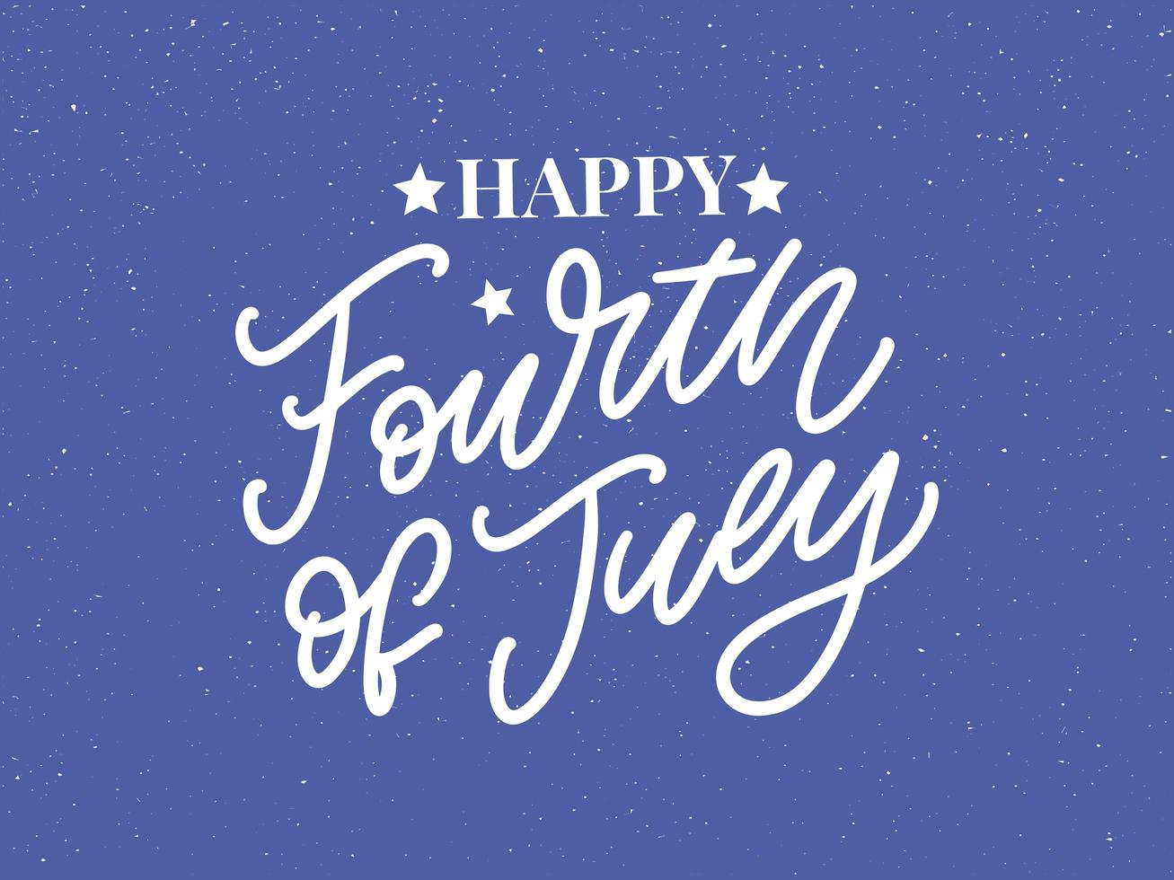 Fourth 4 of July stylish american independence day design Fourth of July vector