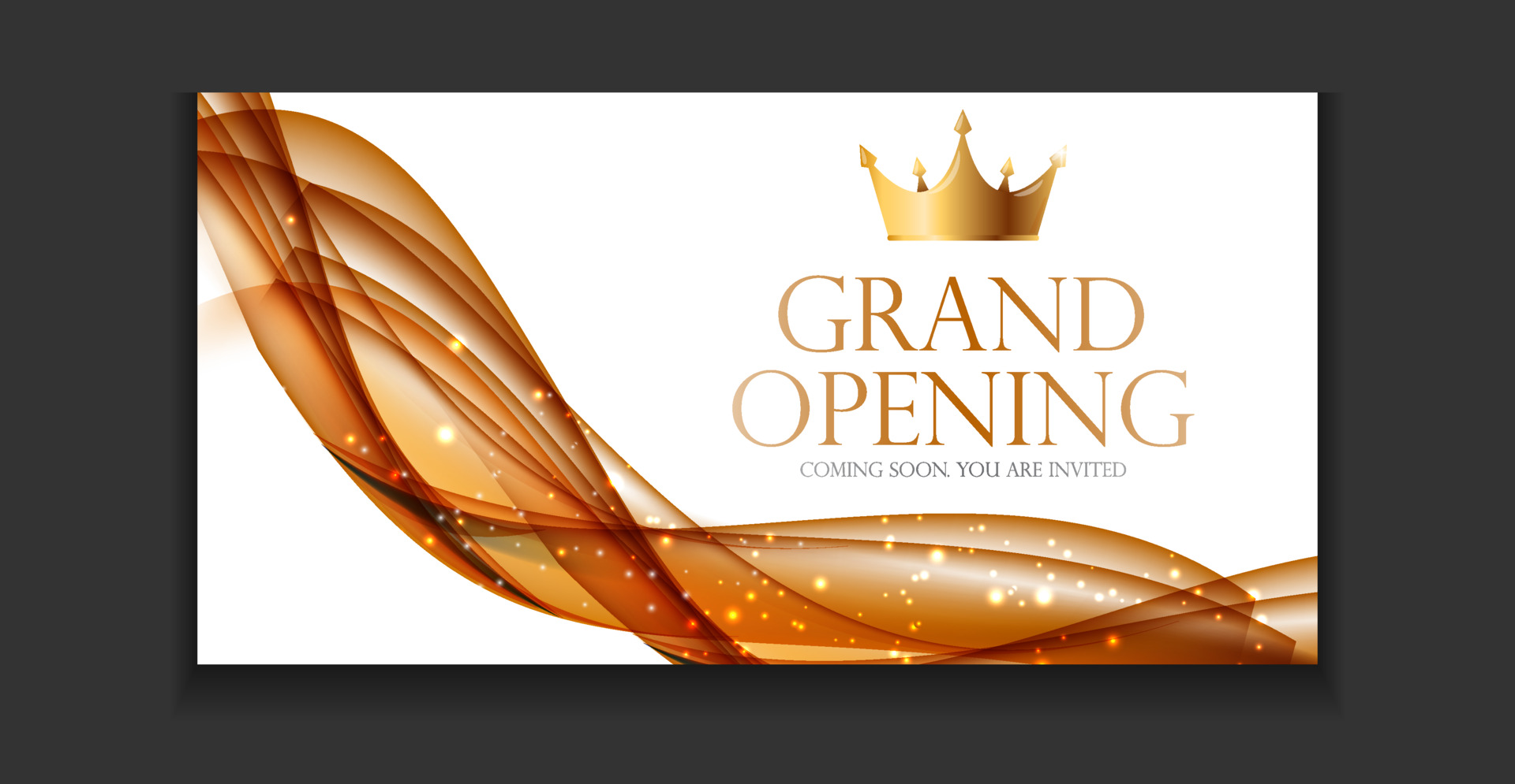 Grand Opening Luxury Invitation Banner Background. Vector Illustration  3516116 Vector Art at Vecteezy