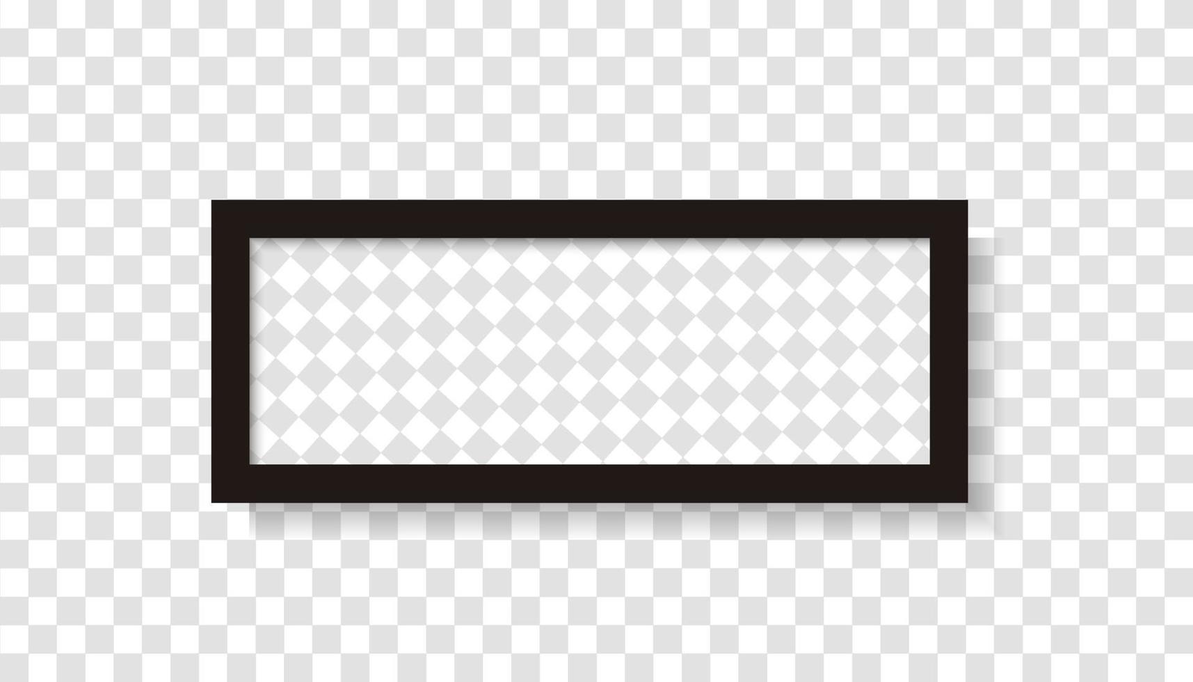 Frame for photos, exhibitions and brochures with a white background. Vector illustration