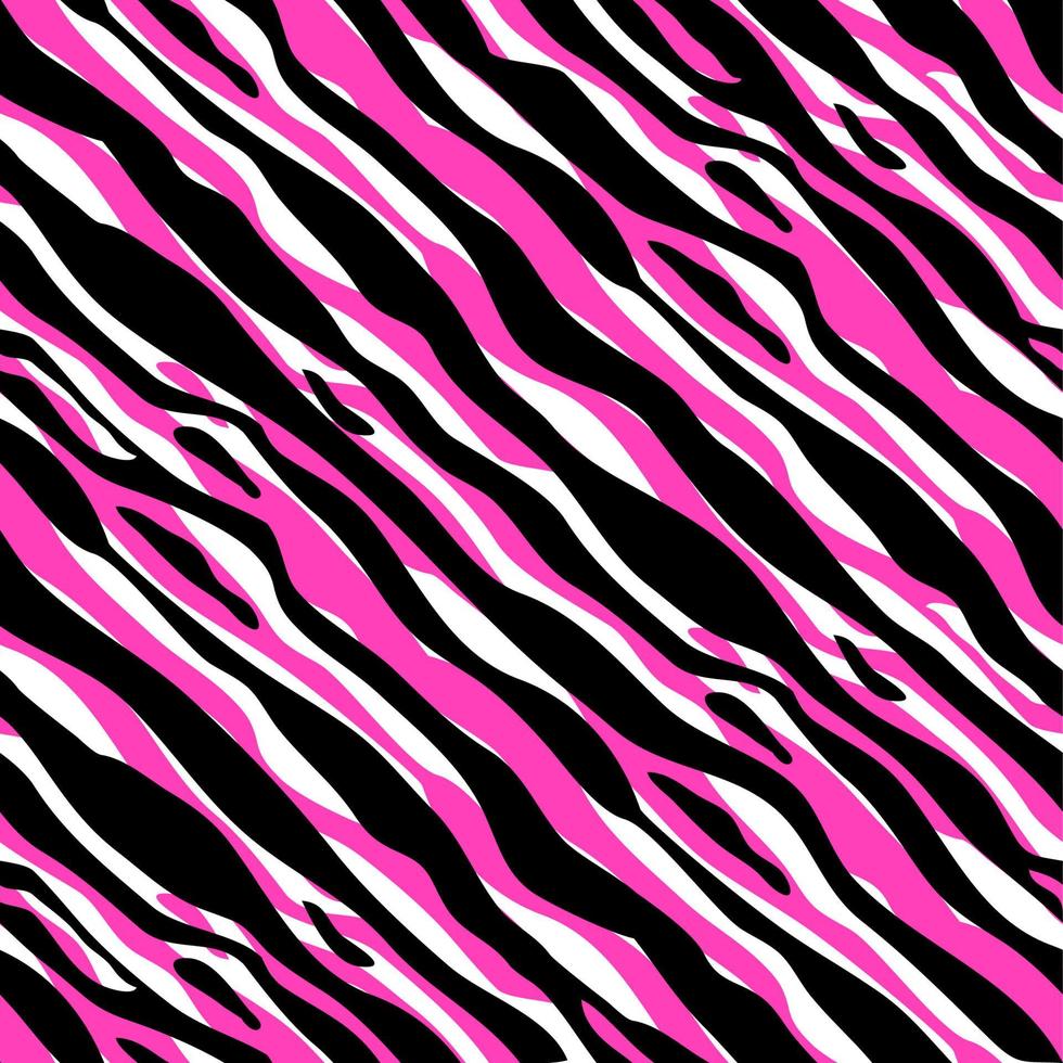 Abstract Cute Zebra Textile Seamless Pattern Design Background. Vector Illustration