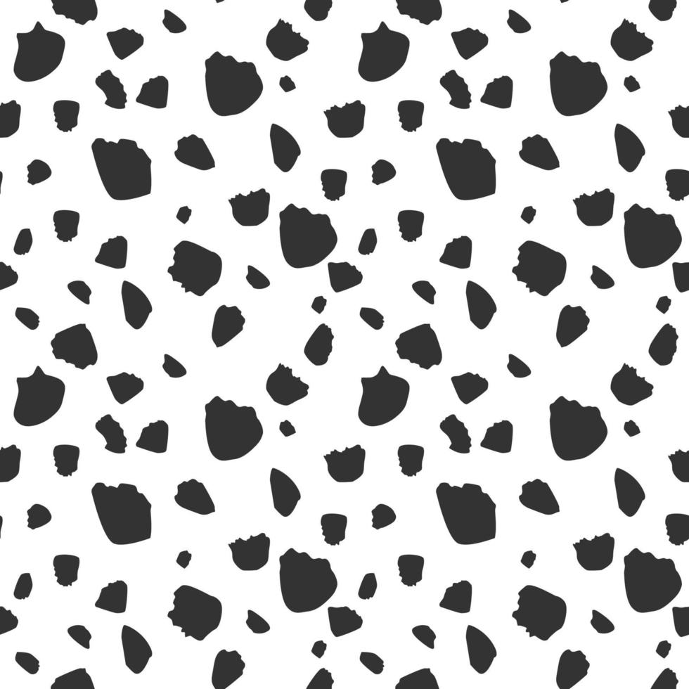 Cow skin stains, seamless pattern. Vector Illustration