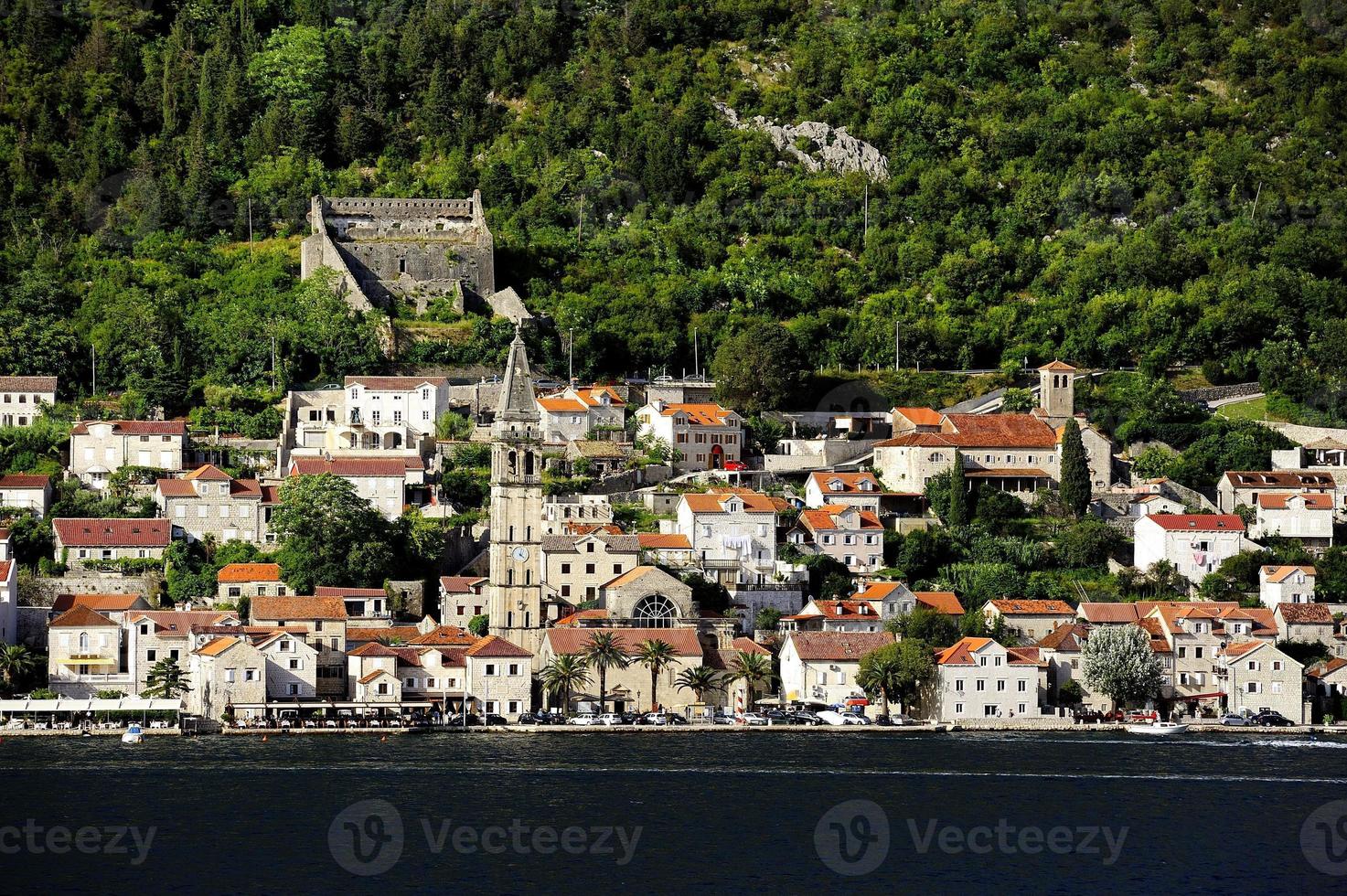 Perast village in Kotor Bay photo