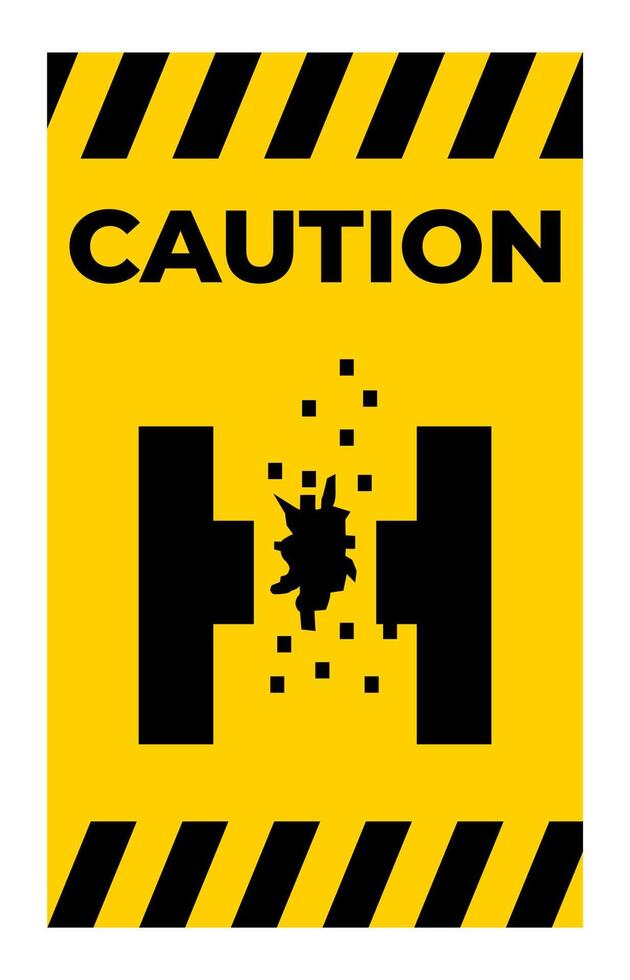 Danger Of Molten Metal Symbol Sign Isolate On White Background,Vector Illustration EPS.10 vector