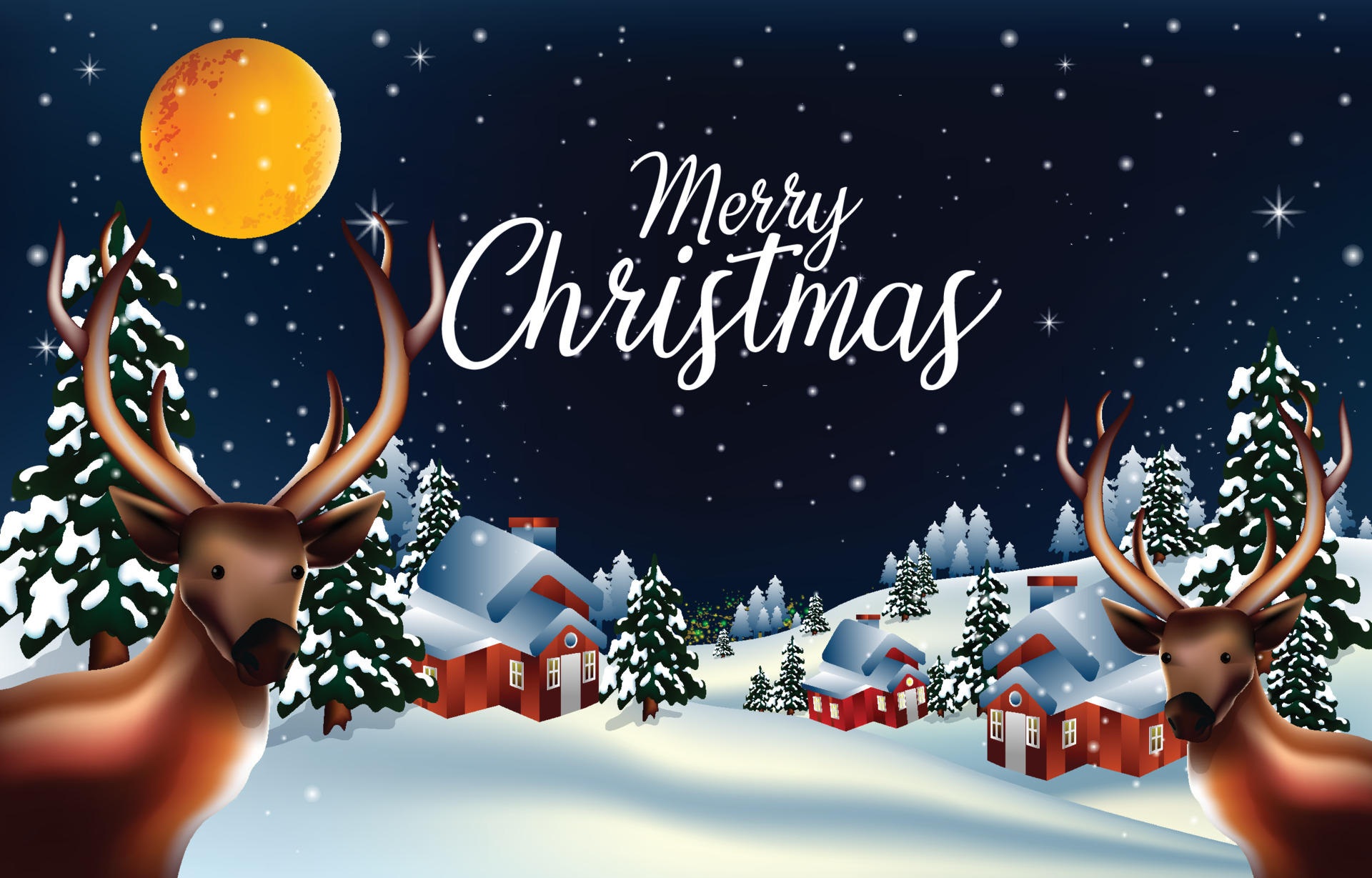 Merry Christmas Background Vector Art, Icons, and Graphics for Free Download