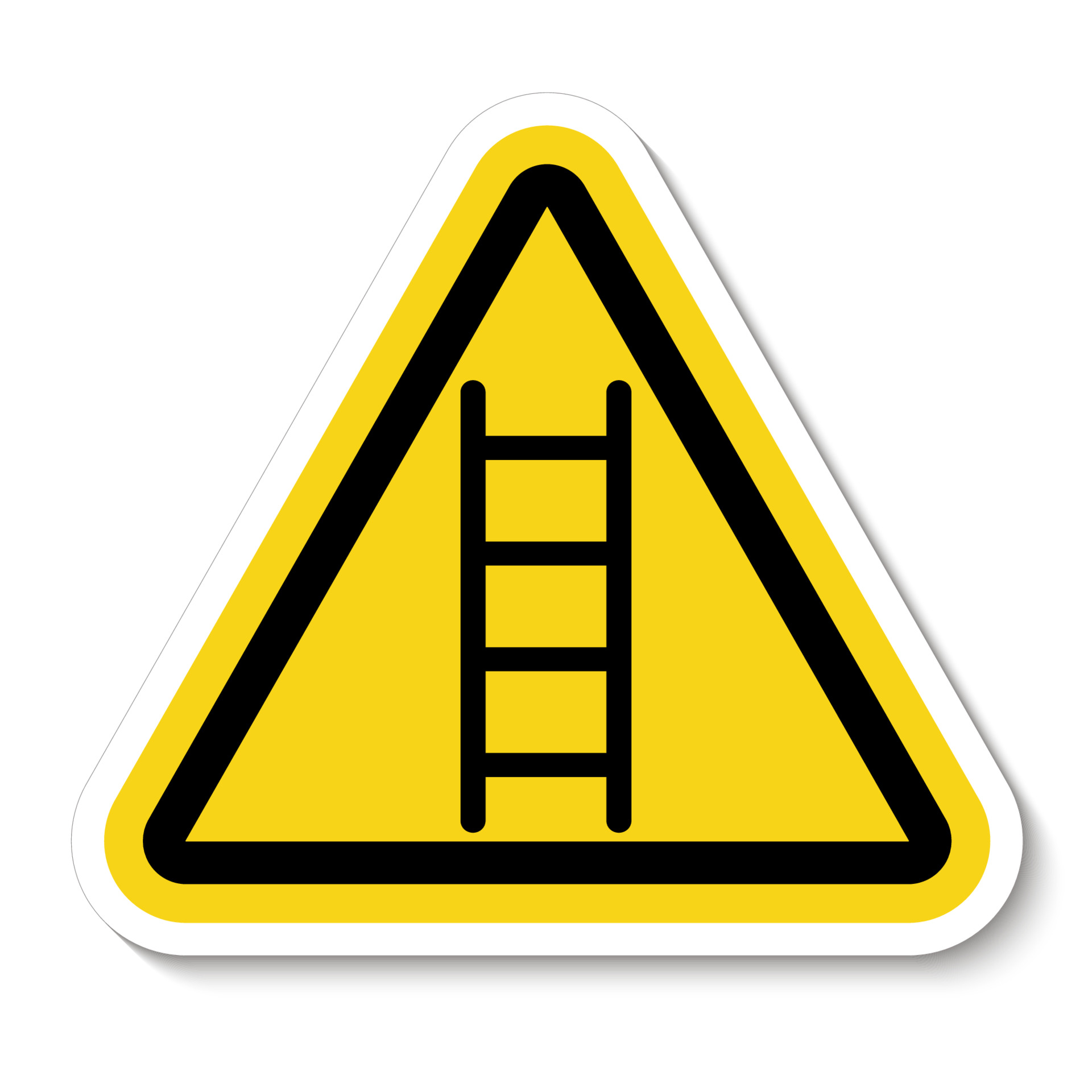 Do Not Use Ladders Symbol 3516711 Vector Art at Vecteezy