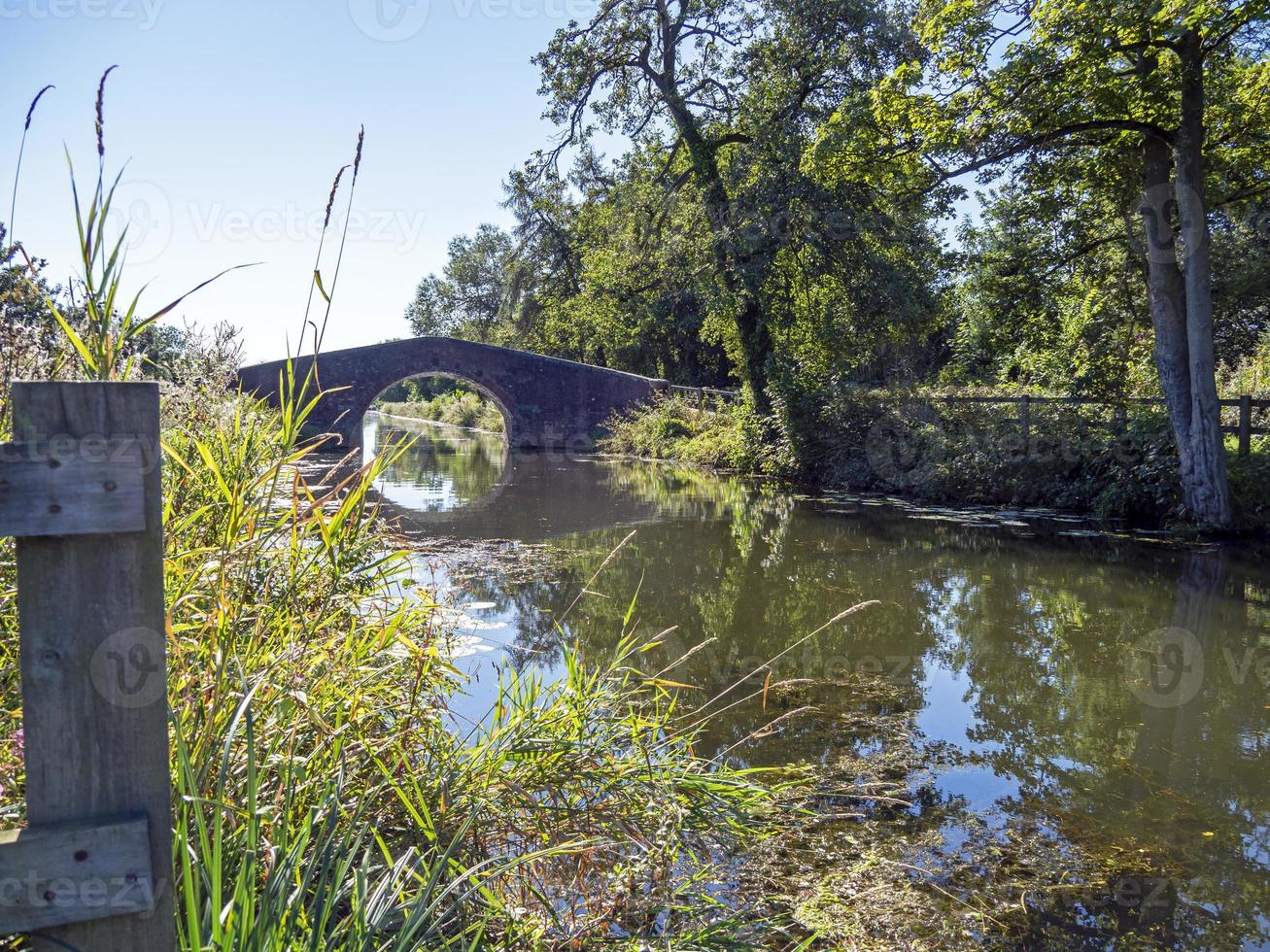 Rentons Bridge over the Ripon Canal, North Yorkshire, England photo