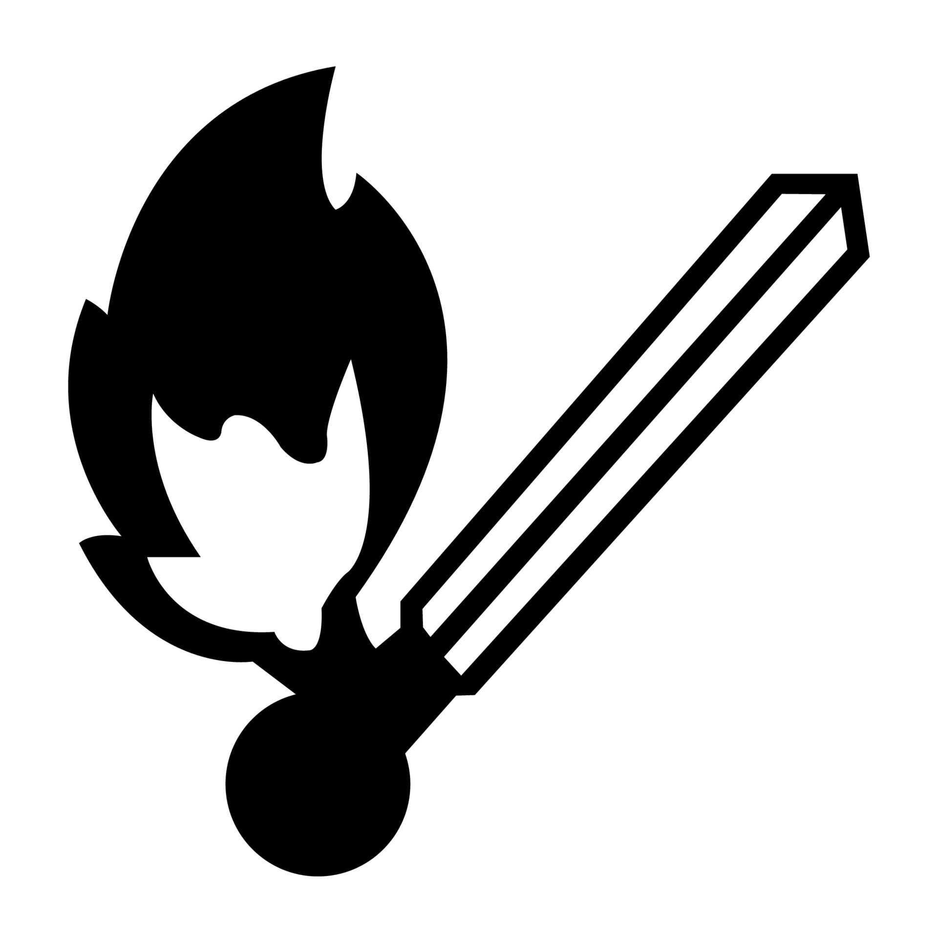 Caution No Fire Ignition Symbol Sign Isolate On White Background