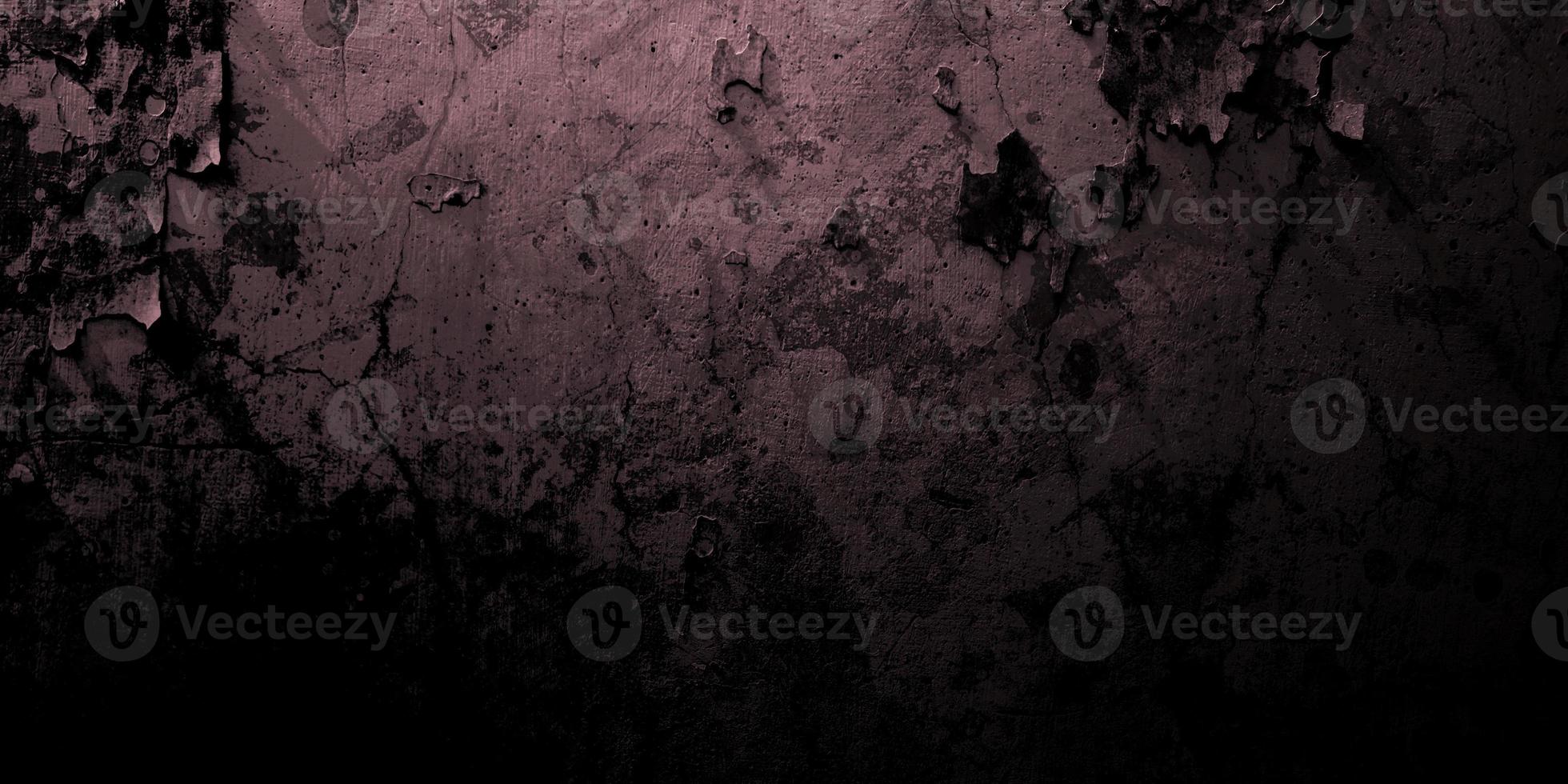 paredes en mal estado de color marrón oscuro. textura de cemento aterrador foto