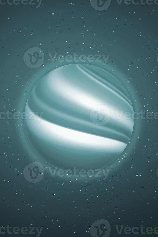 3d sphere or abstract bubble isolated on black background. Vertical Modern screen design photo