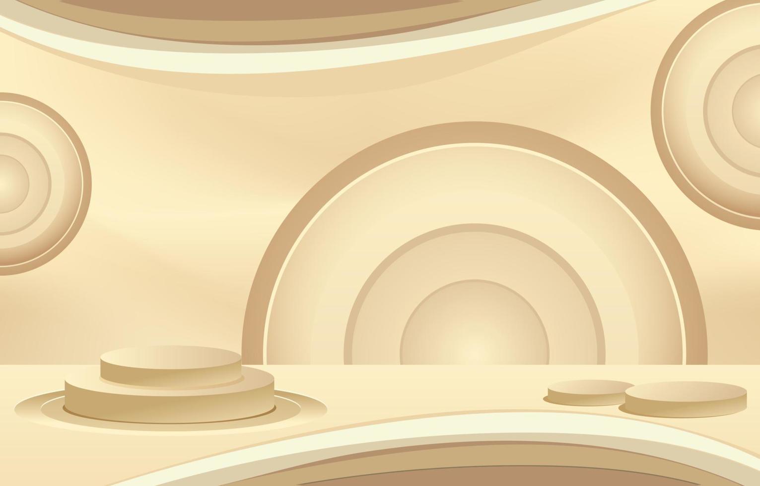 Realistic Luxury Beige Background vector