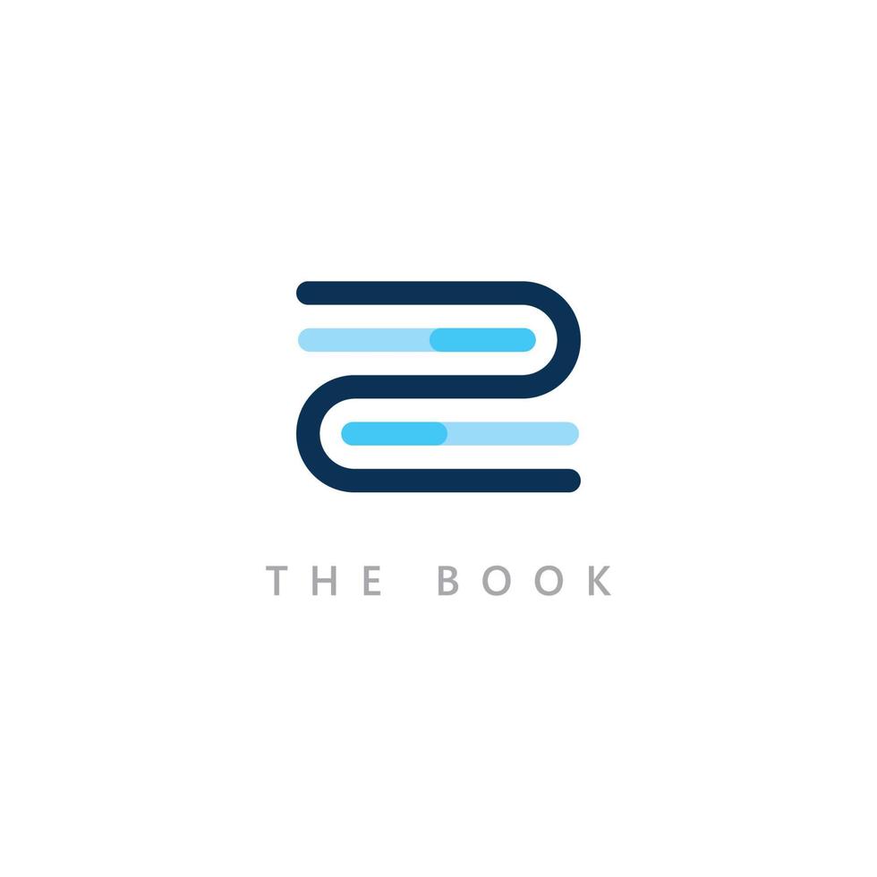 Education logo icon template. open book illustration vector