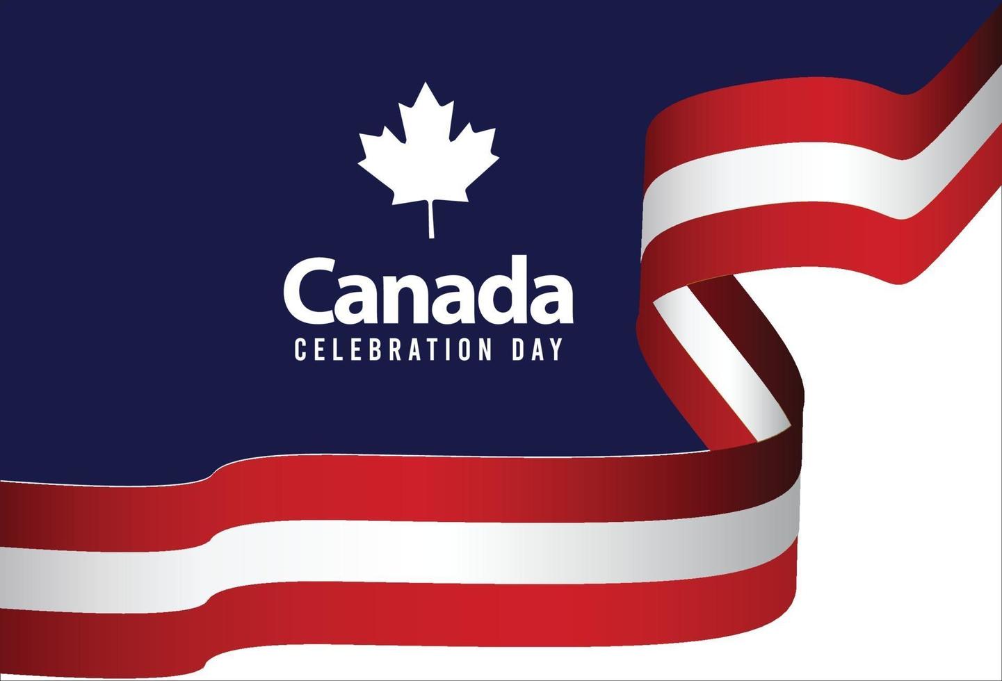 Happy independence day of canada. template, background. Vector illustration