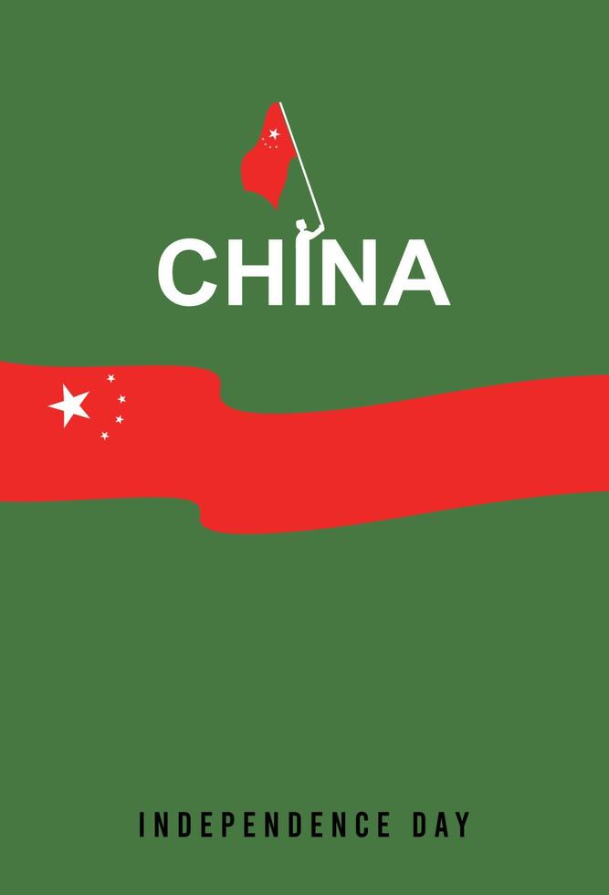Happy independence day of China. template, background. Vector illustration