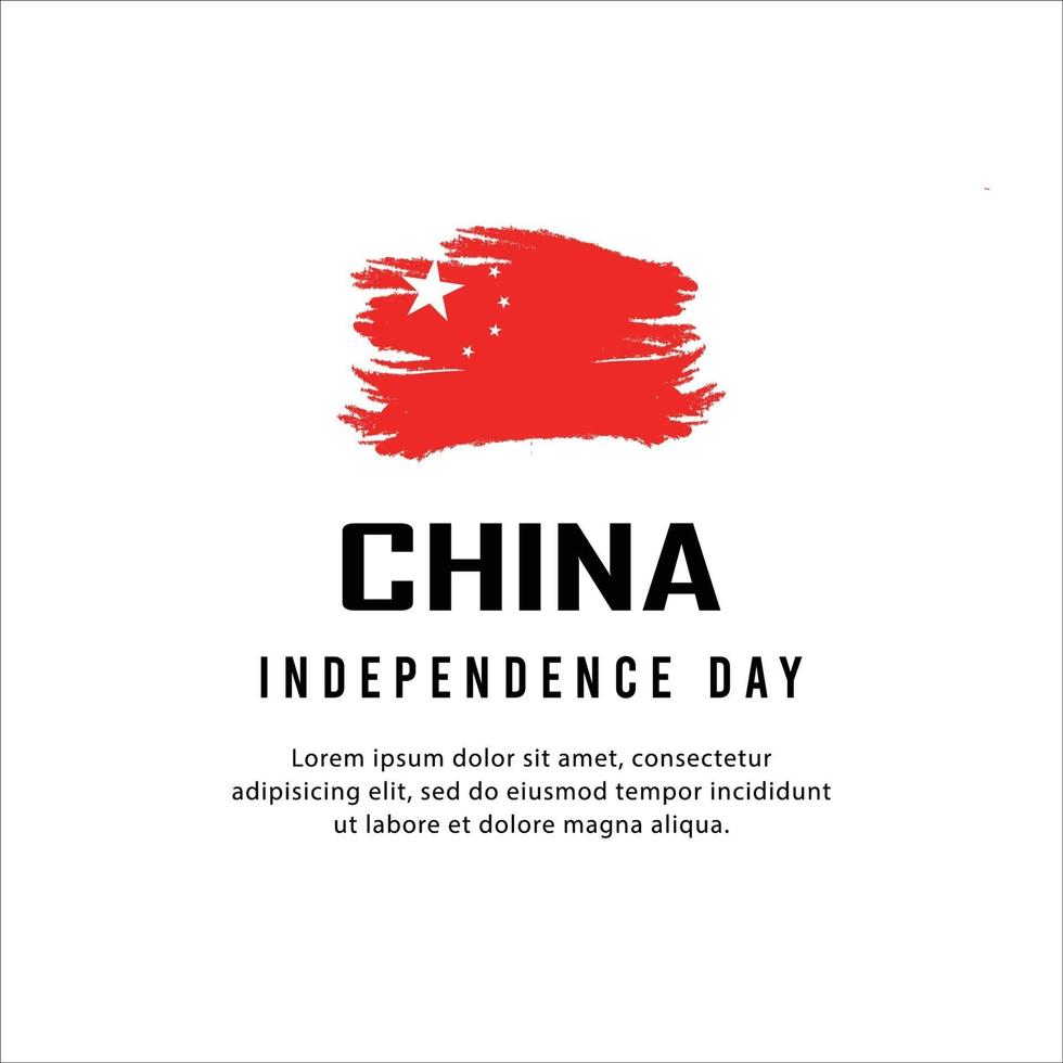 Happy independence day of China. template, background. Vector illustration