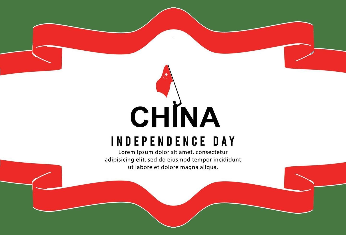 Happy independence day of China. template, background. Vector illustration