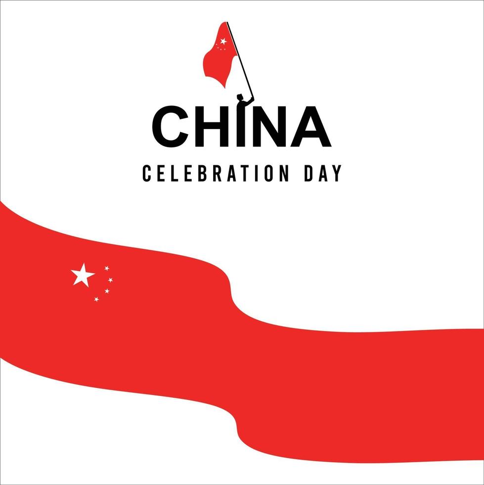 Happy independence day of China. template, background. Vector illustration