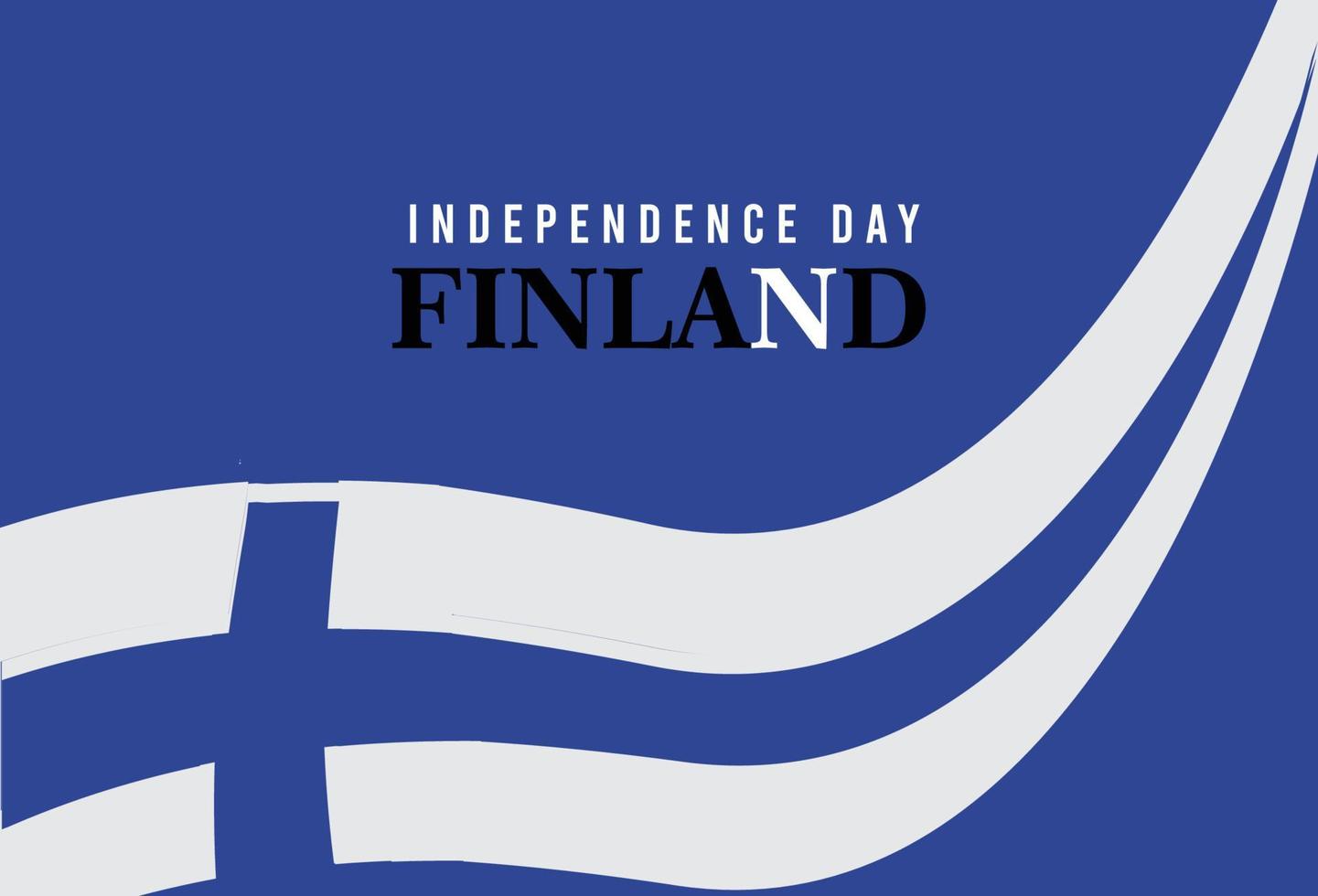 Happy independence day of Finland. template, background. Vector illustration