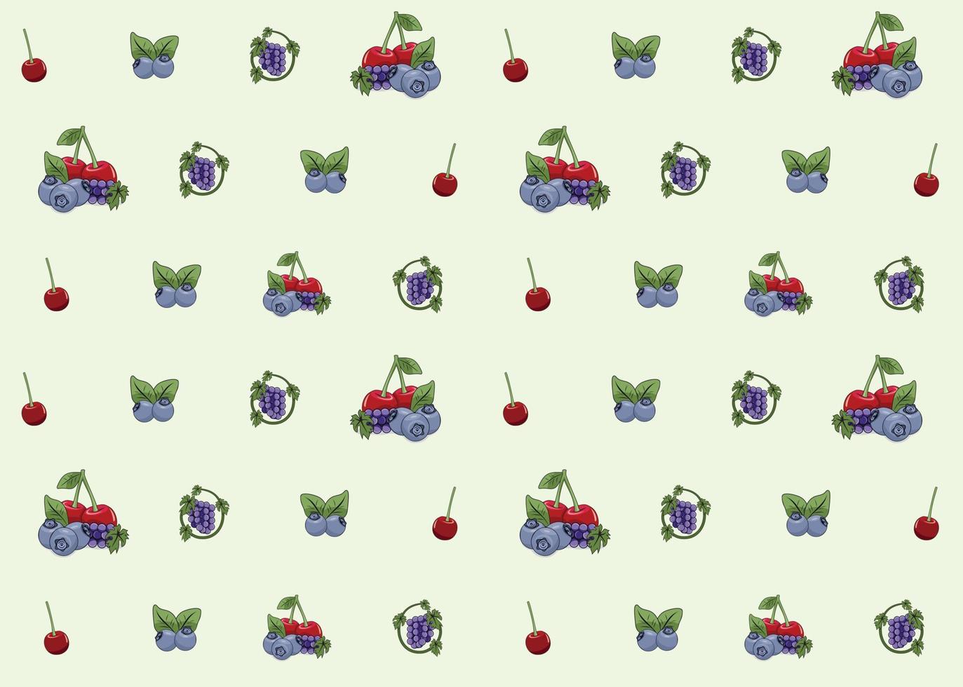 Fruits illustration seamless pattern design vector eps format