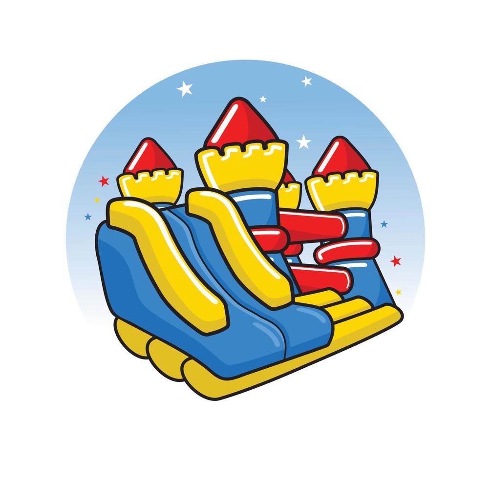 Bounce house design illustration vector