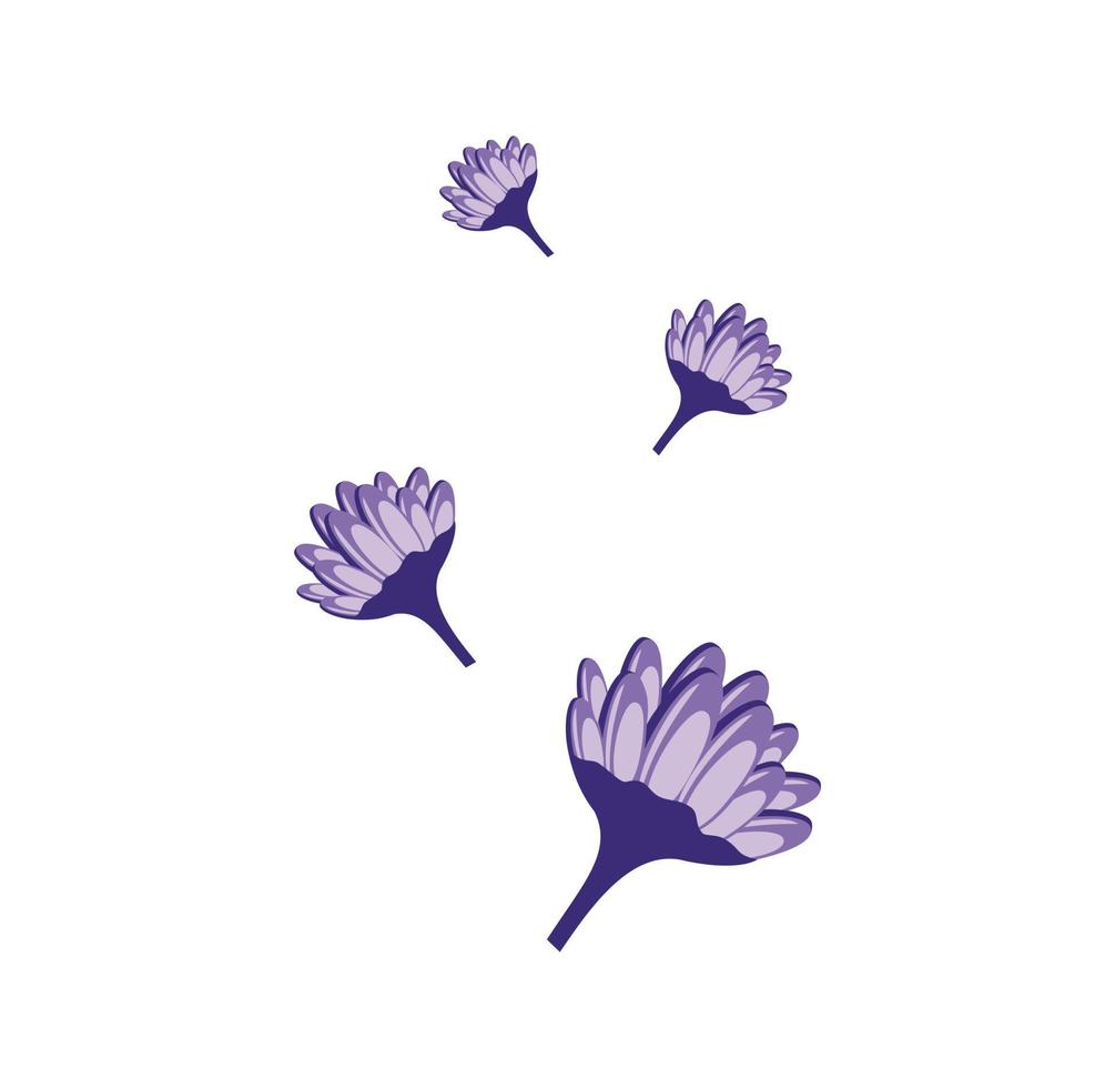 Lavender flower design illustration vector
