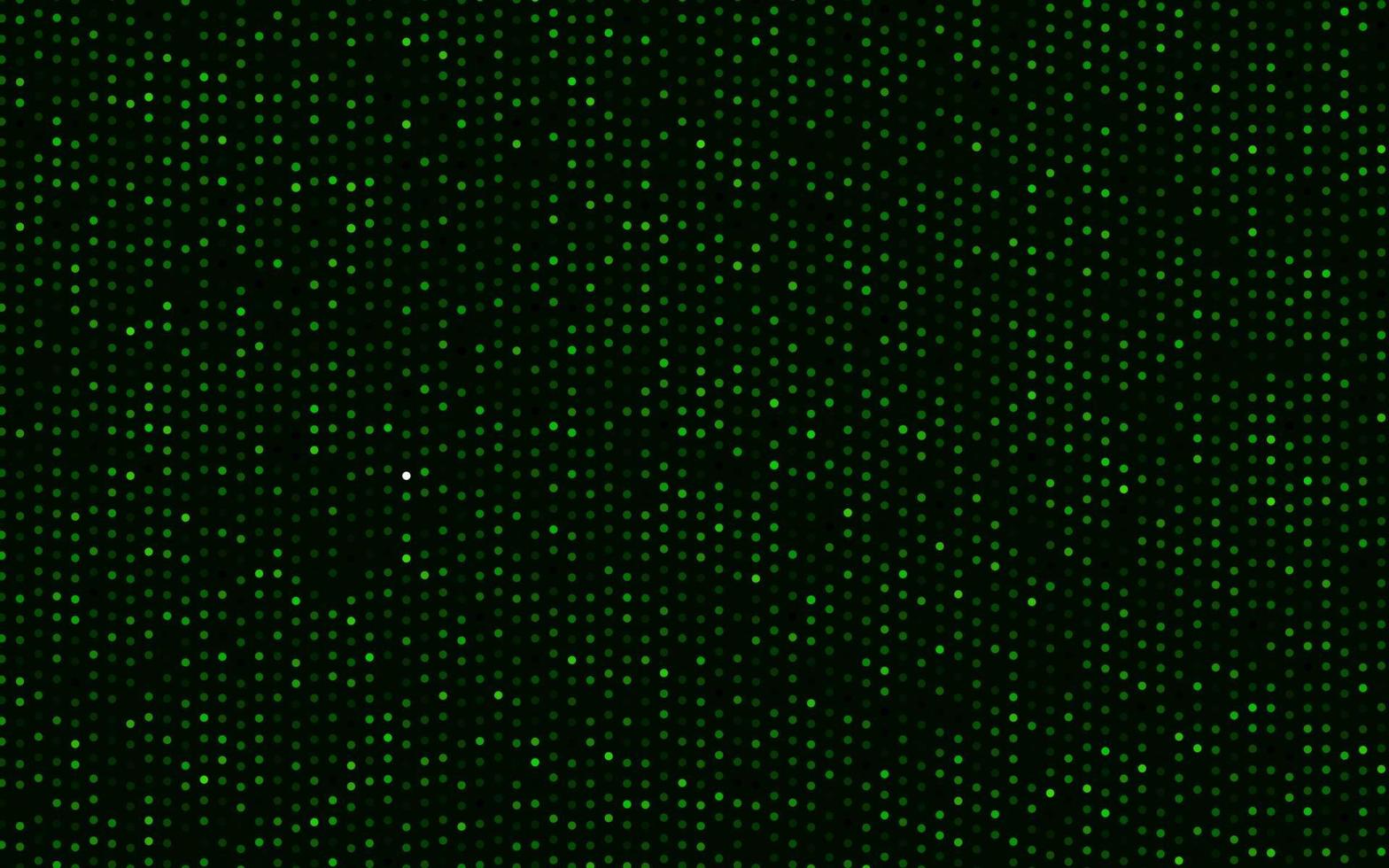 Dark Green vector cover with spots.